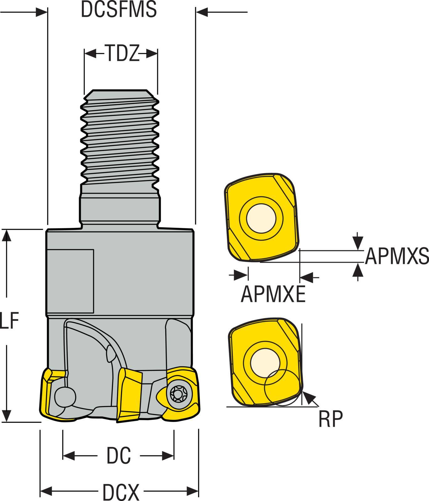 INDEXABLEHFEMILLS LPKT09 0.870IN 0.070IN