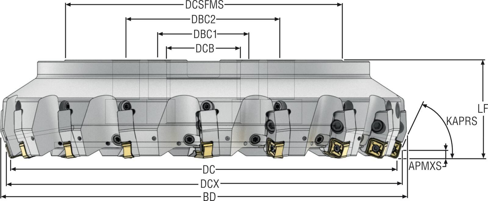 INDEXABLEFMILLS 9.843IN 0.315IN 2.5IN
