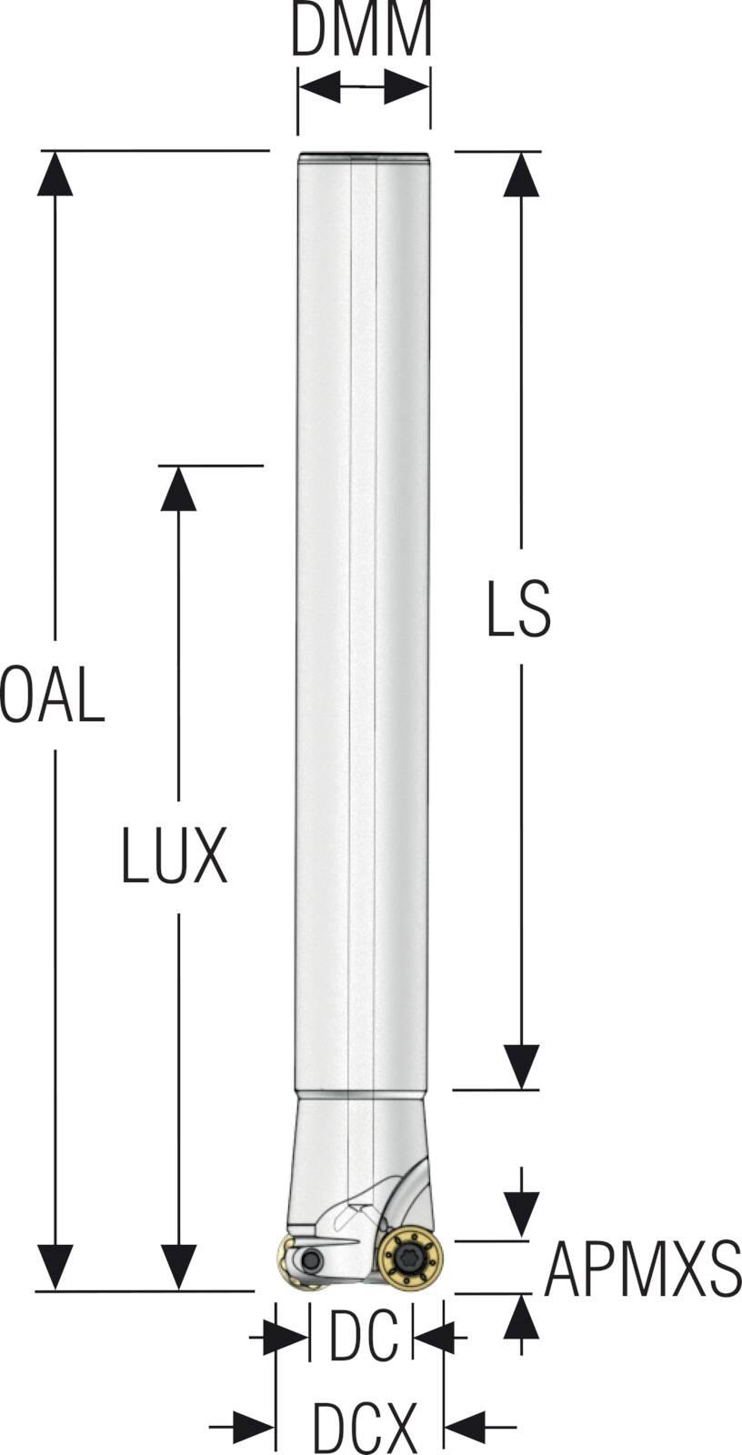 INDEXABLECEMILLS R217.29 HIGH SP STEEL