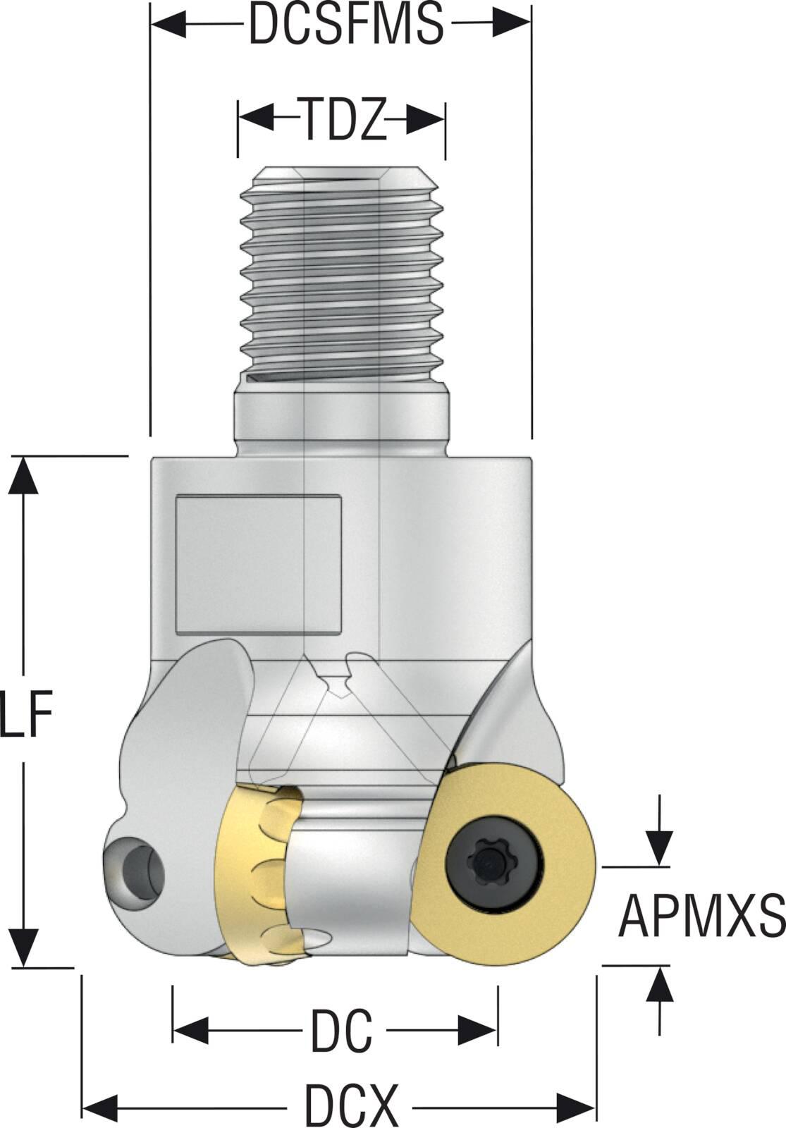 INDEXABLECEMILLS R217.29 HIGH SP STEEL