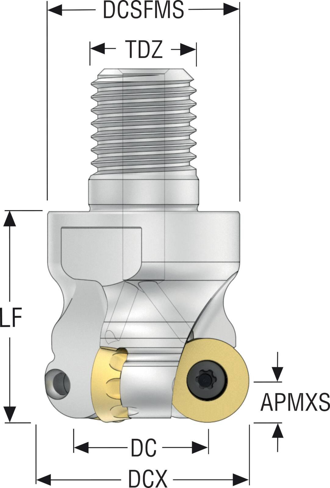 INDEXABLECEMILLS R217.29 HIGH SP STEEL