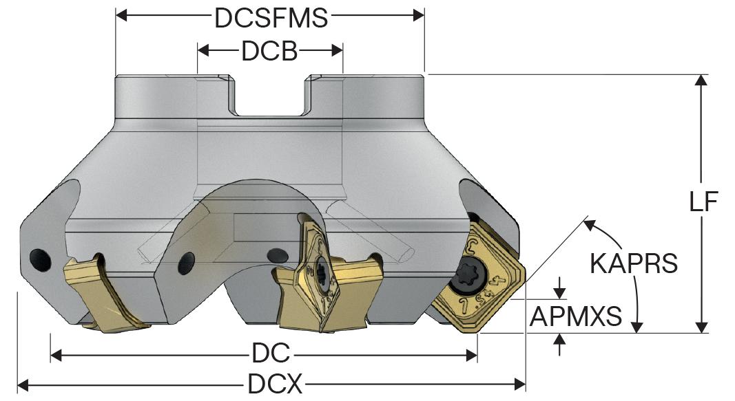 INDEXABLEFMILLS 3.15IN 0.236IN 1.063IN