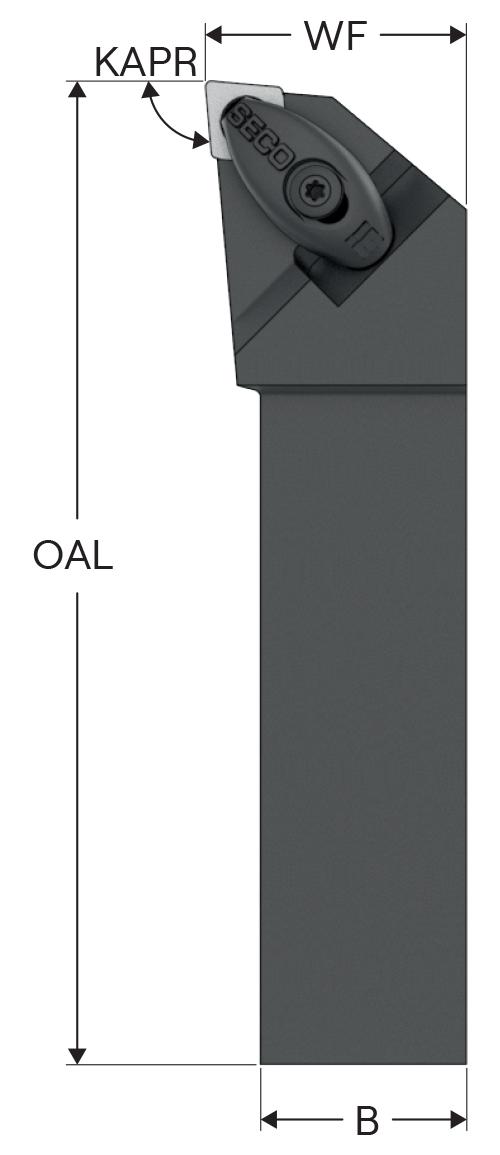 HOLDER TURN ISO DCLC CC..43.. RH SQ POS