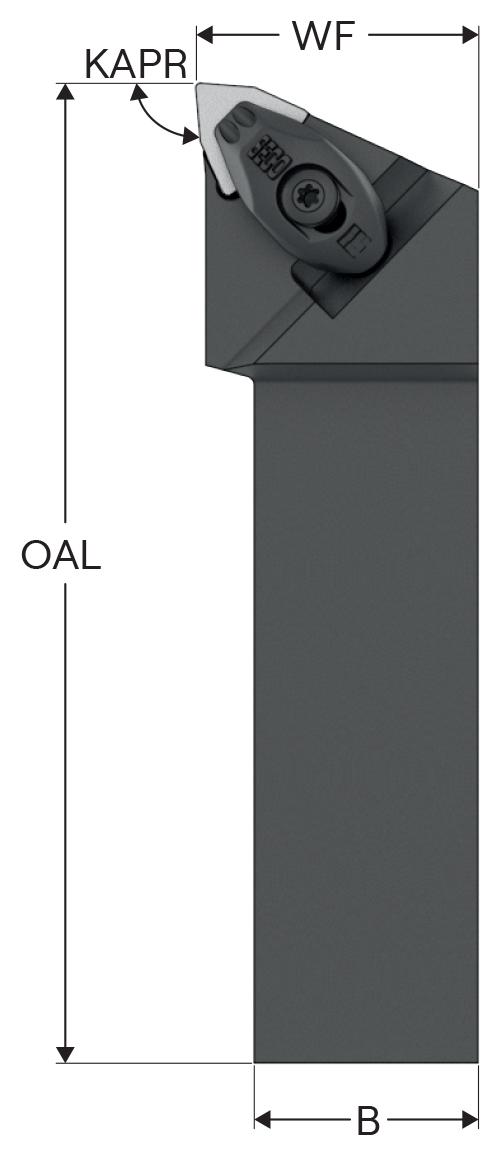 HOLDER TURN ISO DWLN WN..0804.. RH SQ HP