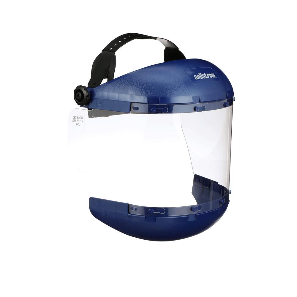 ASSEMBLY FACESHIELD CLR ACETATE 3/64IN