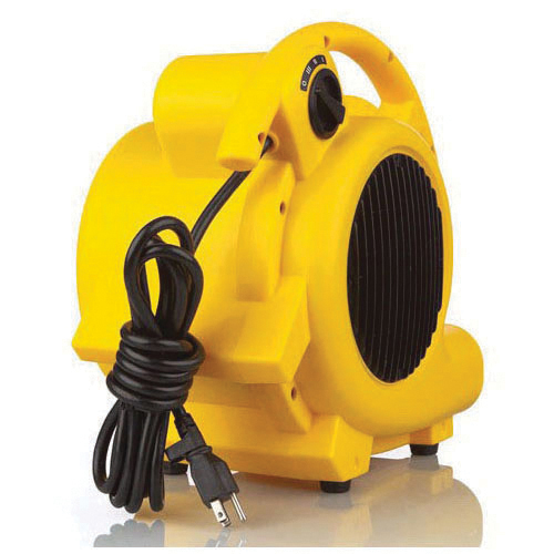 Shop-Vac® 1030100 Portable Air Mover, 120 VAC, 1800 cfm Flow Rate, Domestic