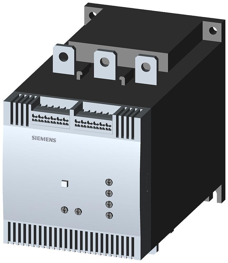 Siemens SIRIUS 3RW4076-2BB45 Basic Performance Soft Starter With Bypass, 230 VAC V Coil, 3 Poles, IP00 Enclosure