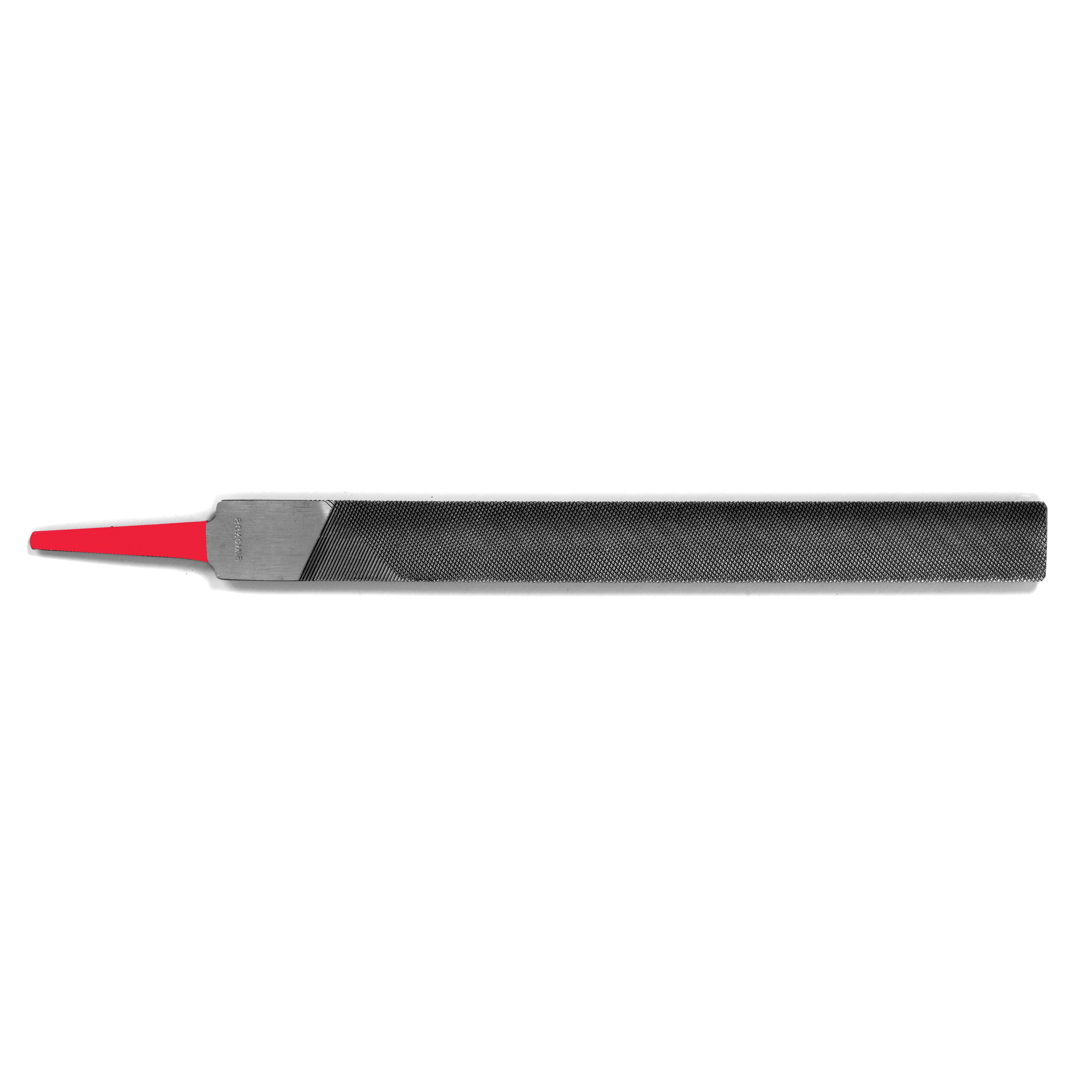 Simonds Hand File Division 73316000 American Pattern Half Round File, 4 in L, Double Cut
