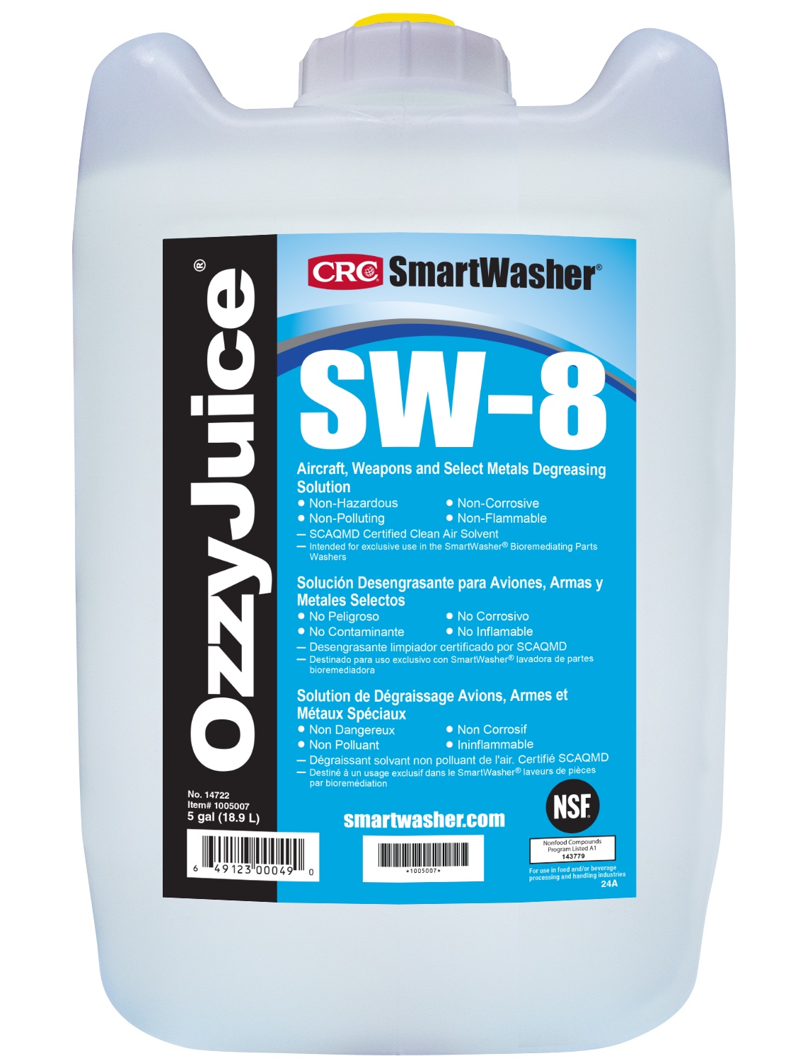 SOLUTION DEGREASING 5GAL PAIL CLEAR LIQ