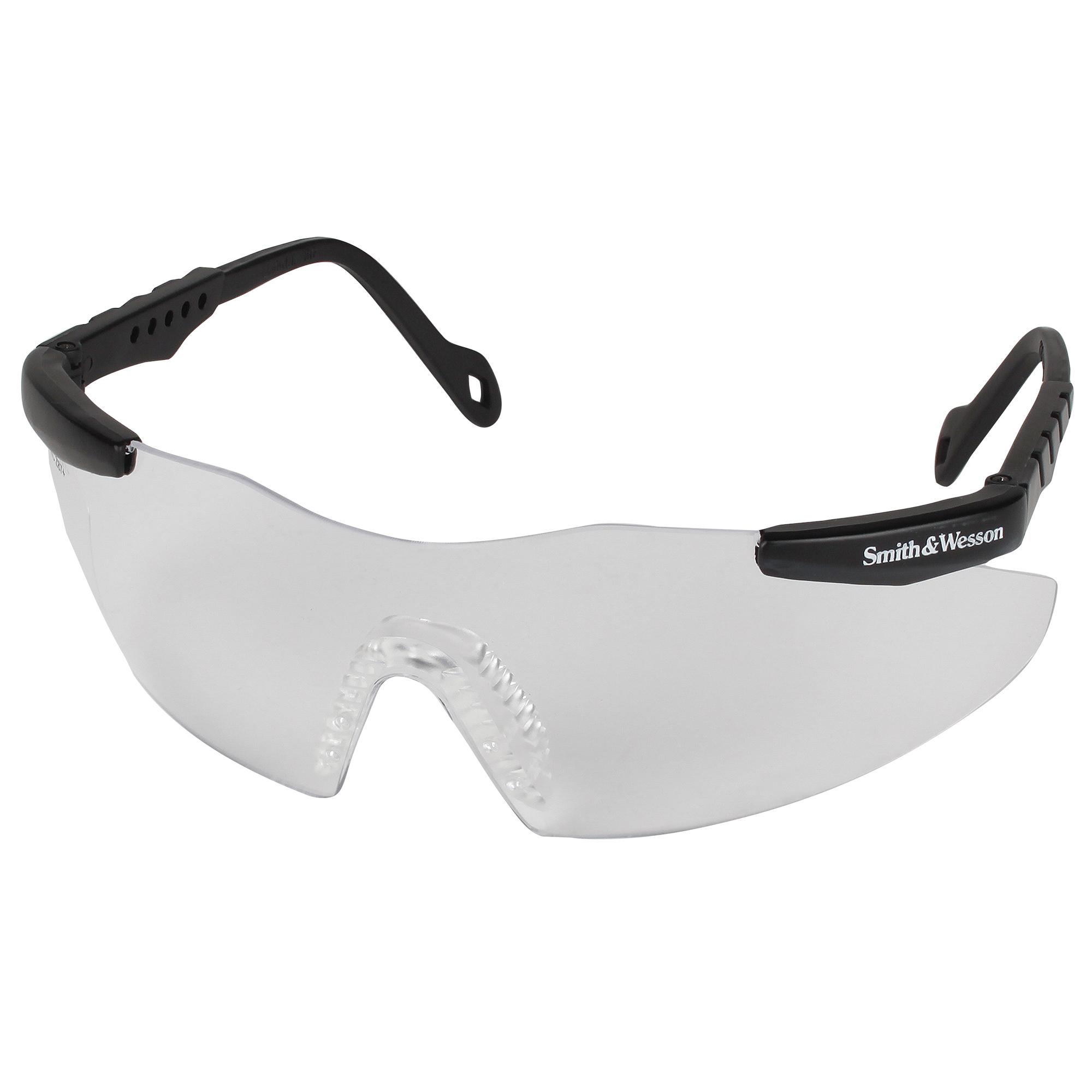 GLASSES SAF A-SCRATCH CLEAR FRAMELESS BK