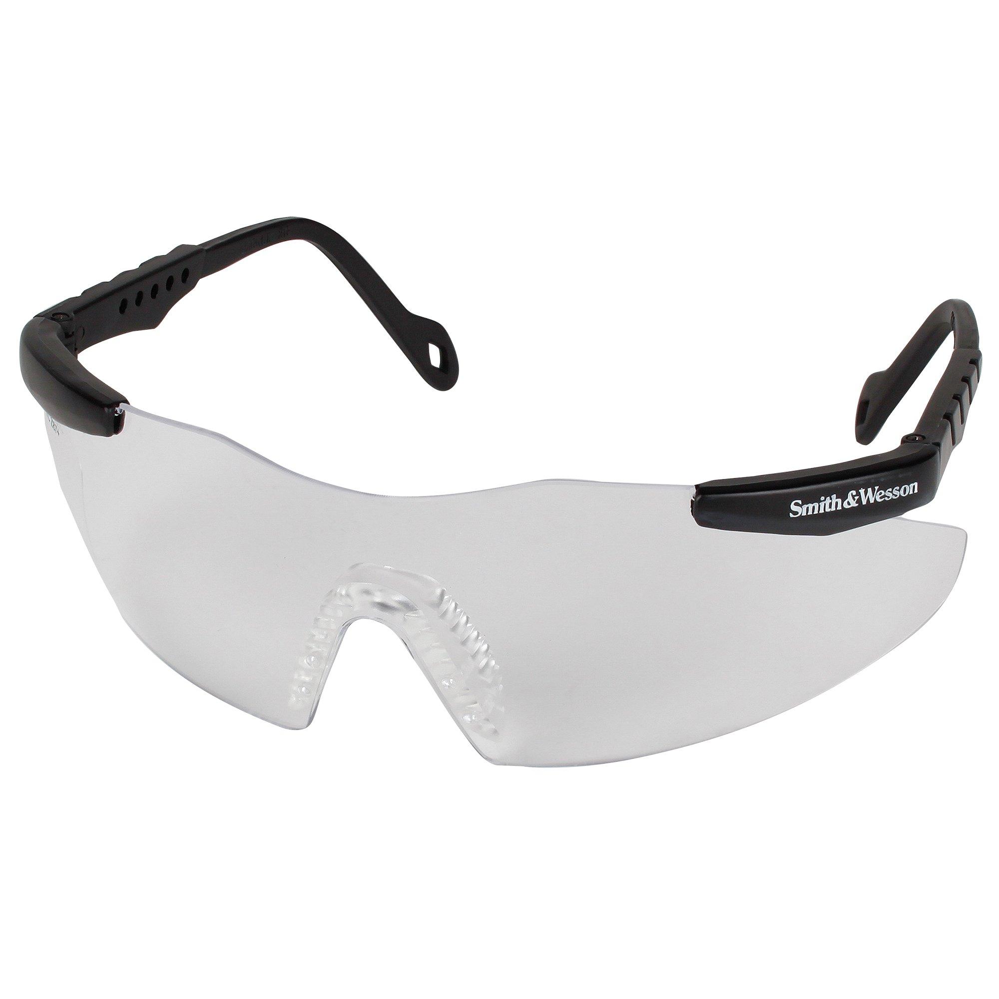GLASSES SAF A-SCRATCH CLEAR FRAMELESS BK