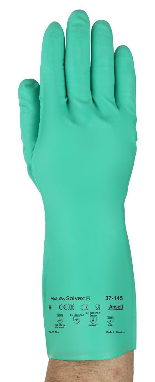 GLOVES CHEMICAL RESISTANT SZ7 NITRILE
