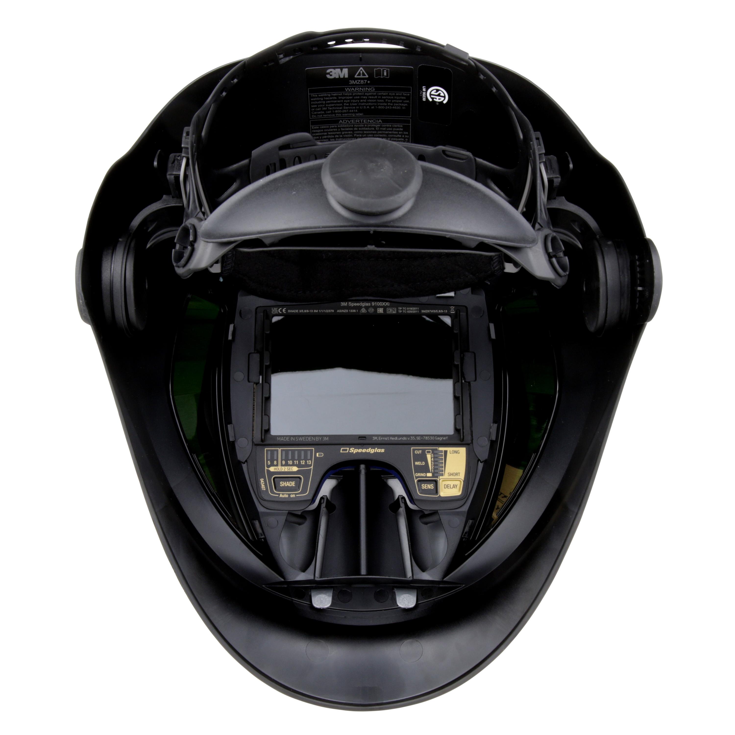 WLDG HELMET 5 8TO13 BLACK/SILVER