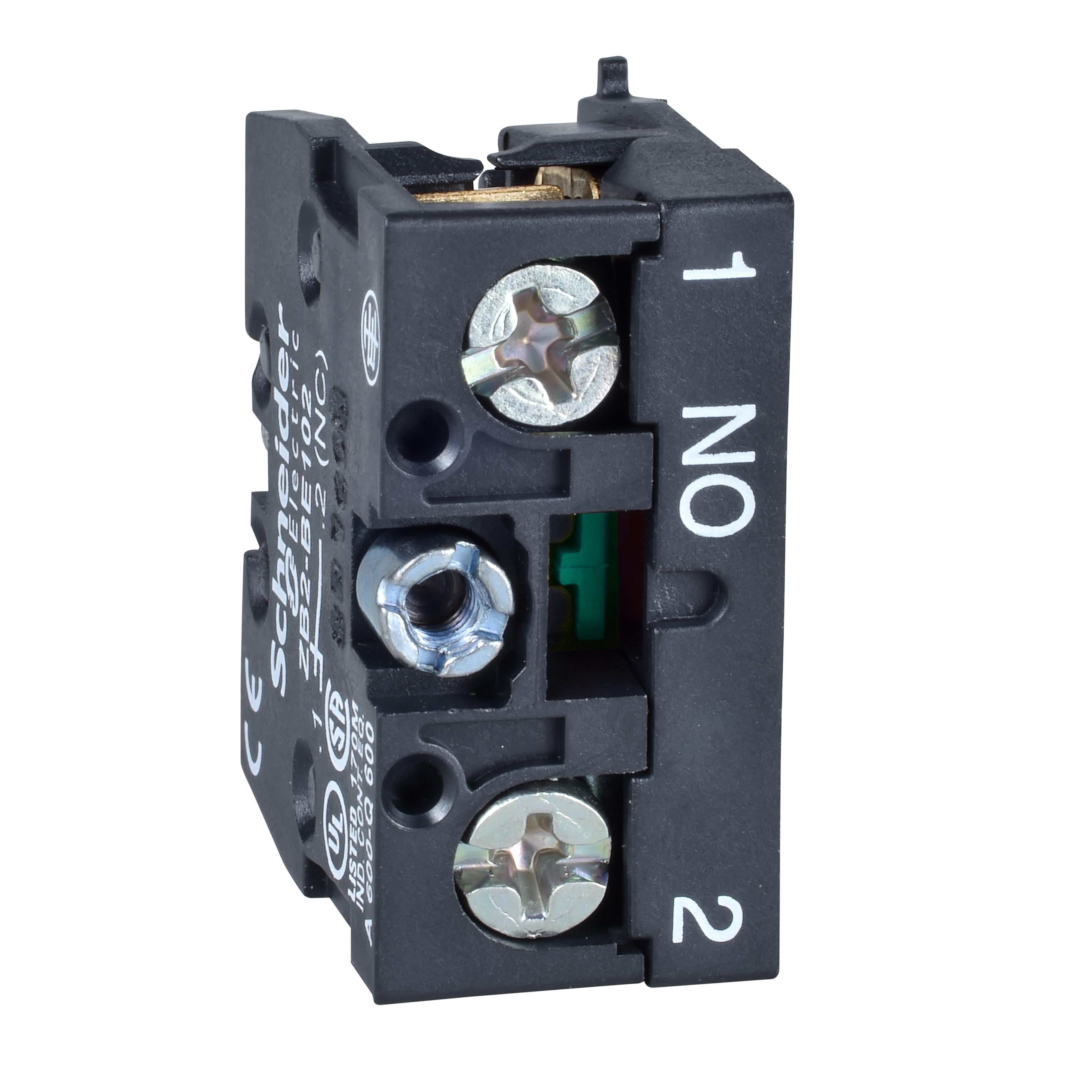 BLOCK CONT 22MM 1NO 10 A 600 VAC MOM