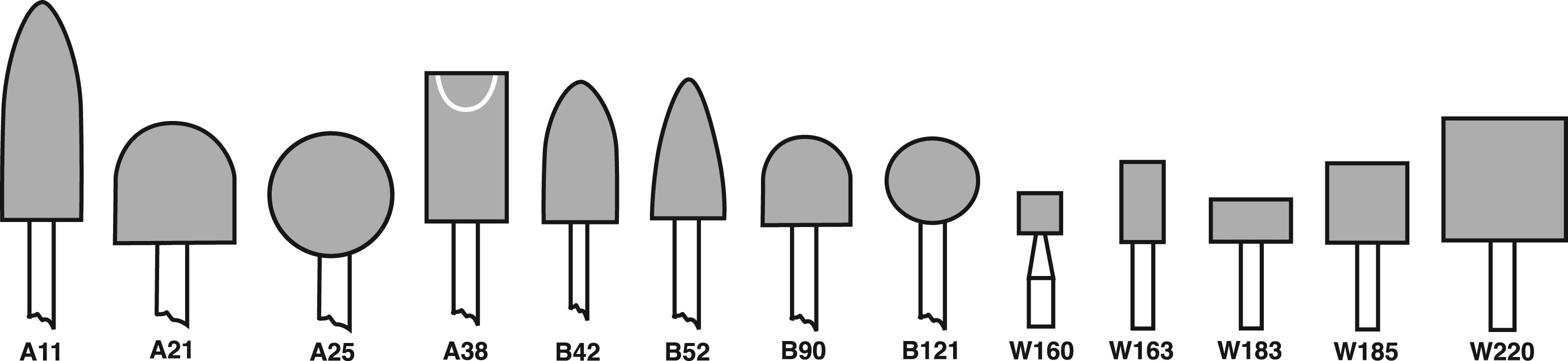 MTD PT A11 POINTED TREE 7/8IN 2IN 1/4IN