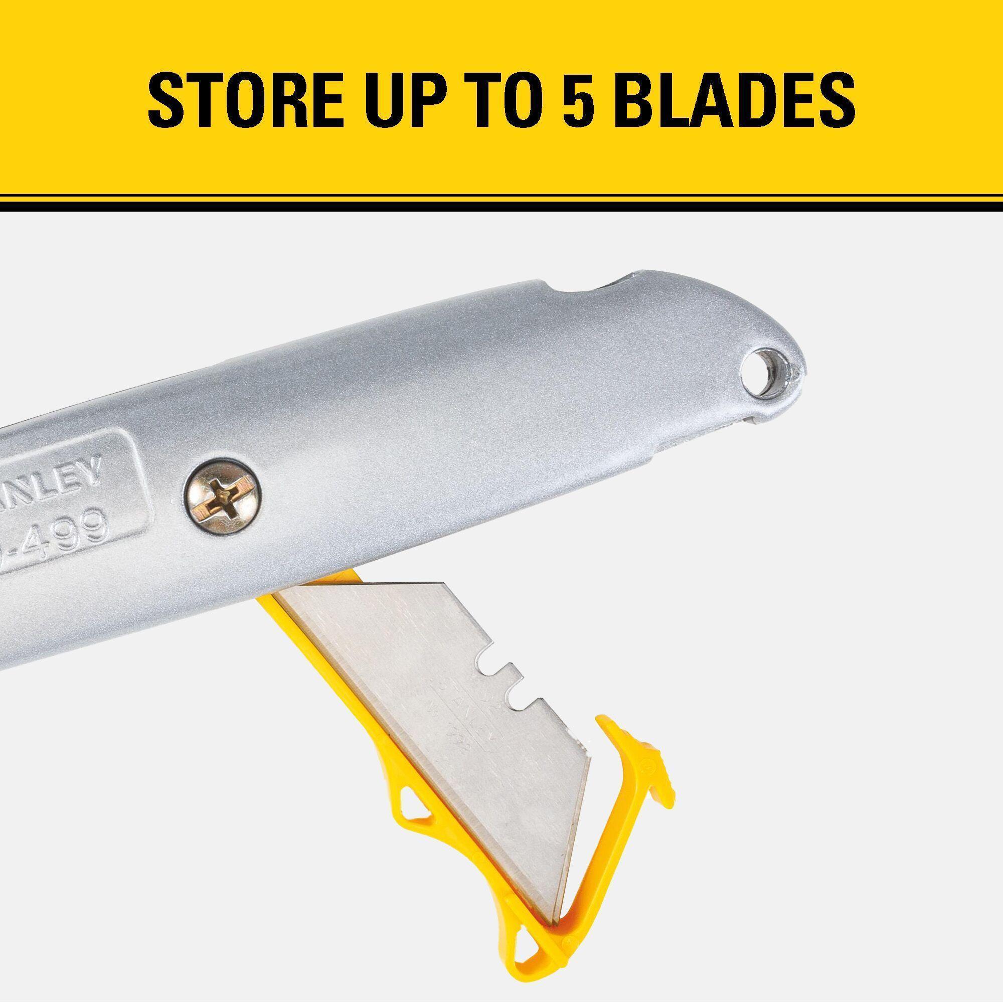 KNIFE UTIL 3-POSN/RETRACTABLE PB CS