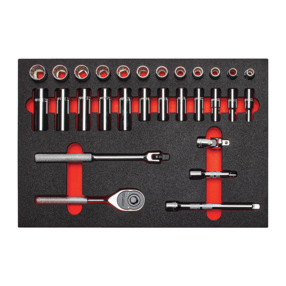 COMBINATION SOCKET SET NO METRIC 12 29