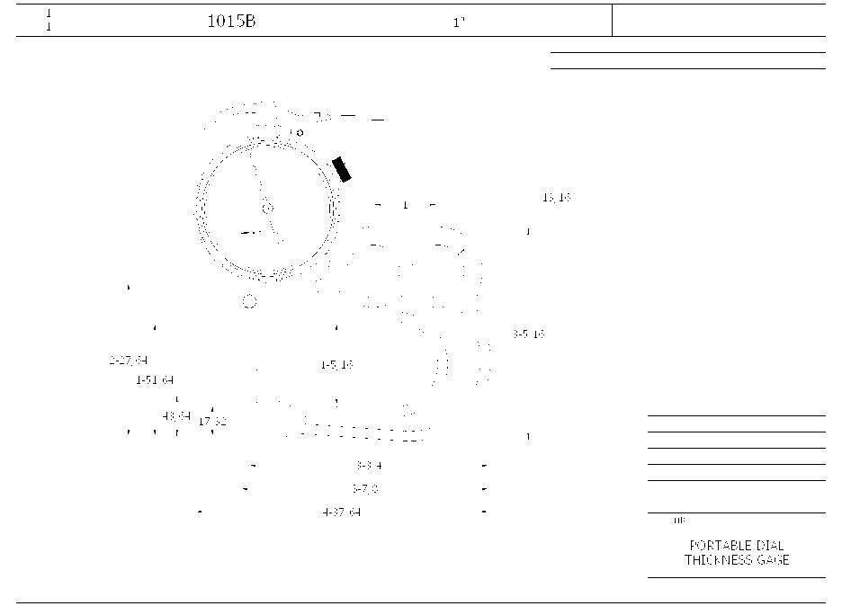 GAGE HND DIAL 1IN 0.001IN 1/4IN 2-1/2IN
