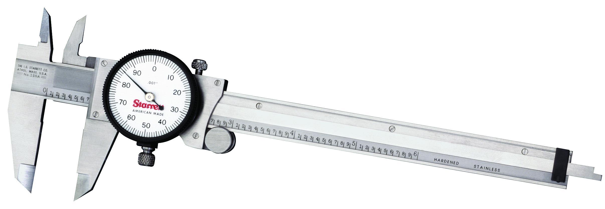 CALIPER DIAL 0-6IN 0.001IN SS SAT SAE