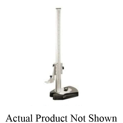 Starrett® 254MZ-450 Master Vernier Height Gage With Case, 0 to 450 mm, 0.02 mm, 190 mm Base
