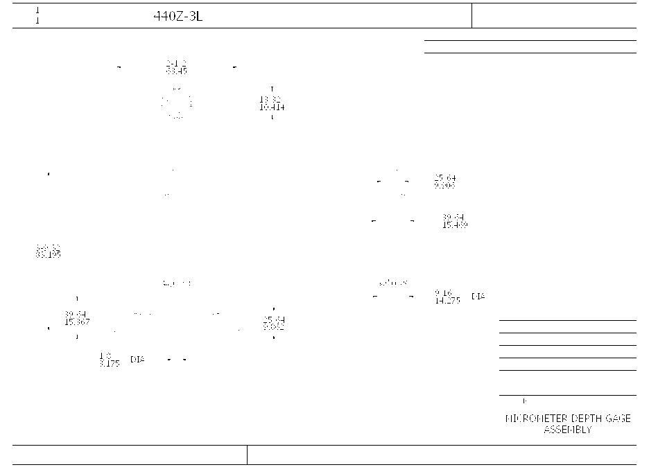 MICROMETER DEP 0-3IN 0.001IN 0.001IN
