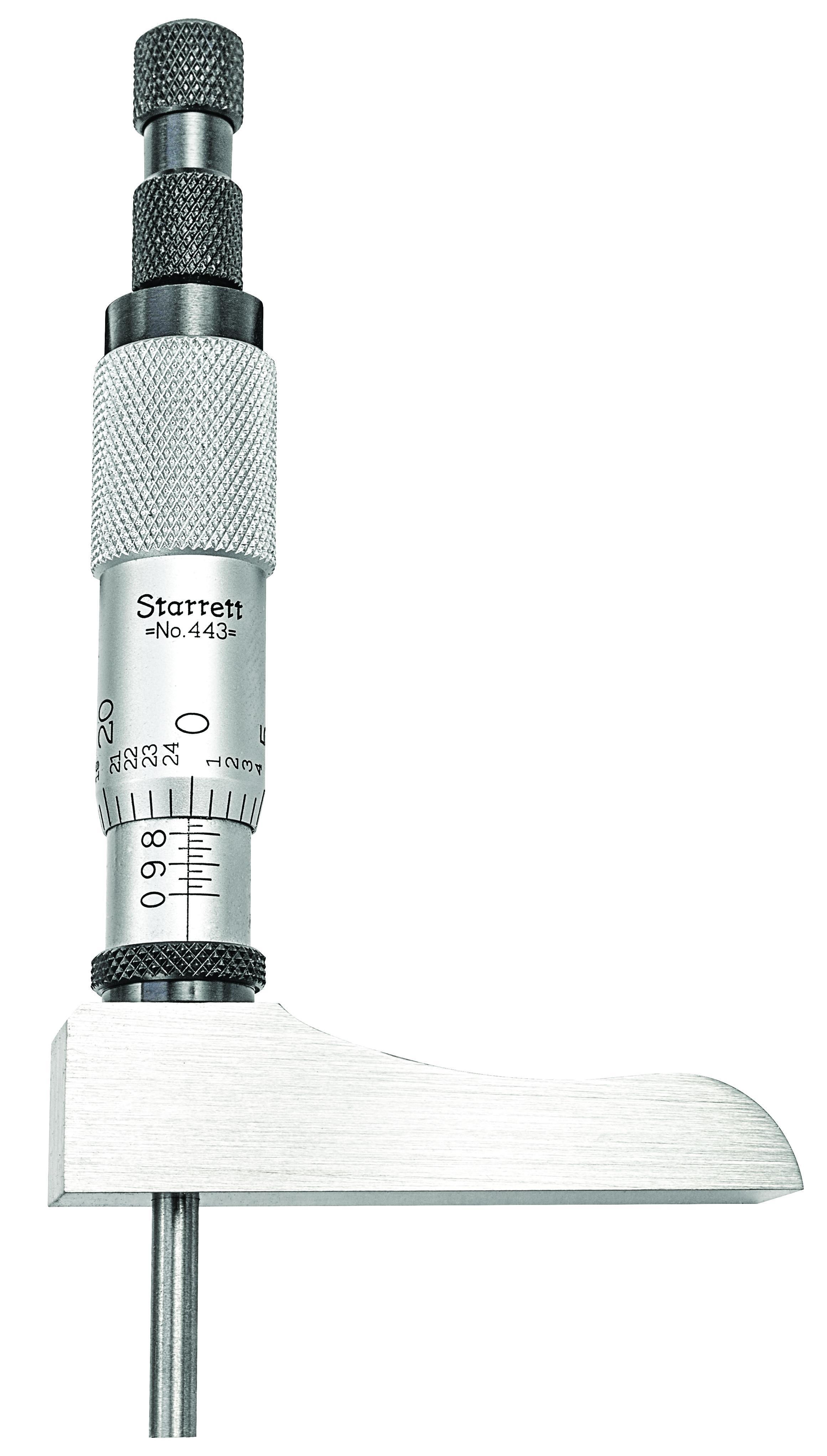 MICROMETER DEP 0-3IN 0.001IN SAT CHRM