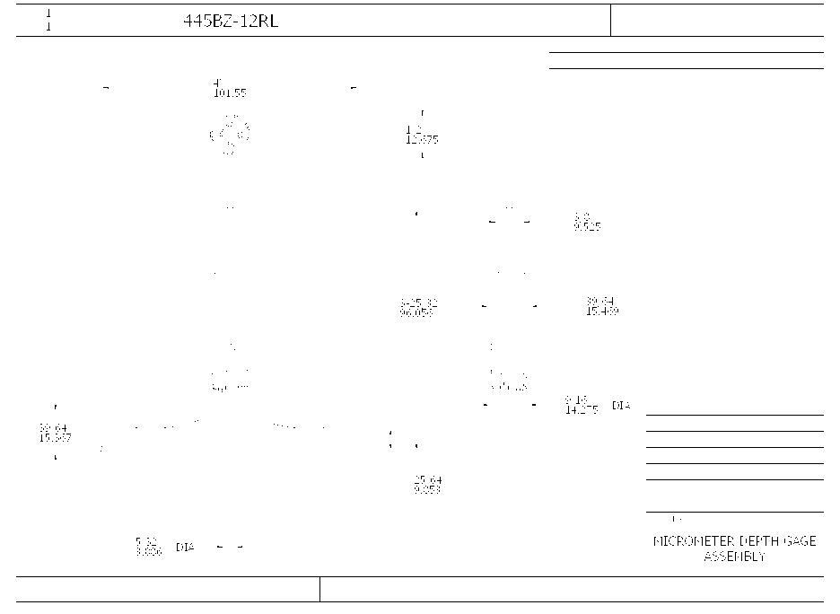 MICROMETER DEP 0-12IN 0.001IN SAT CHRM