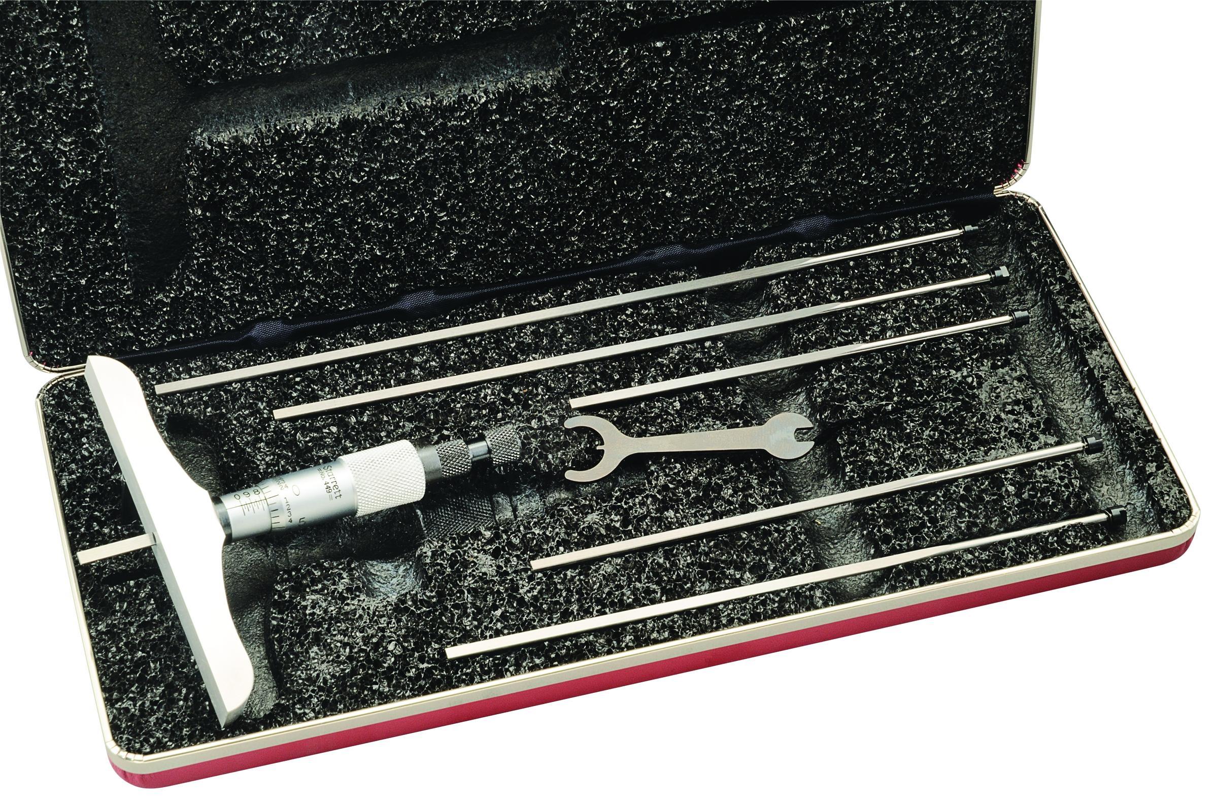 MICROMETER DEP 0-6IN 0.001IN FLT FLT
