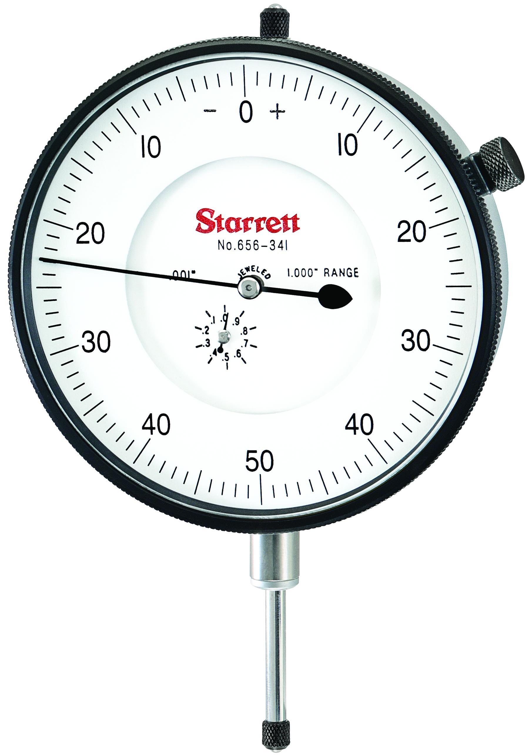 INDICATOR DIAL 1IN 0-50-0 0.001IN WHT