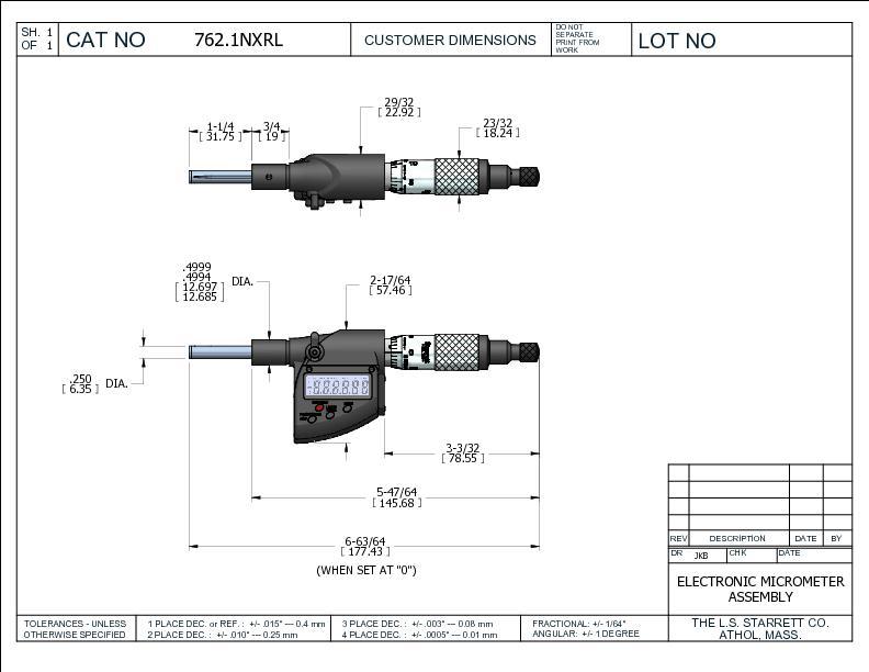 HEAD MIC DGTL 0 TO 1IN DGTL LGE LCD FLAT