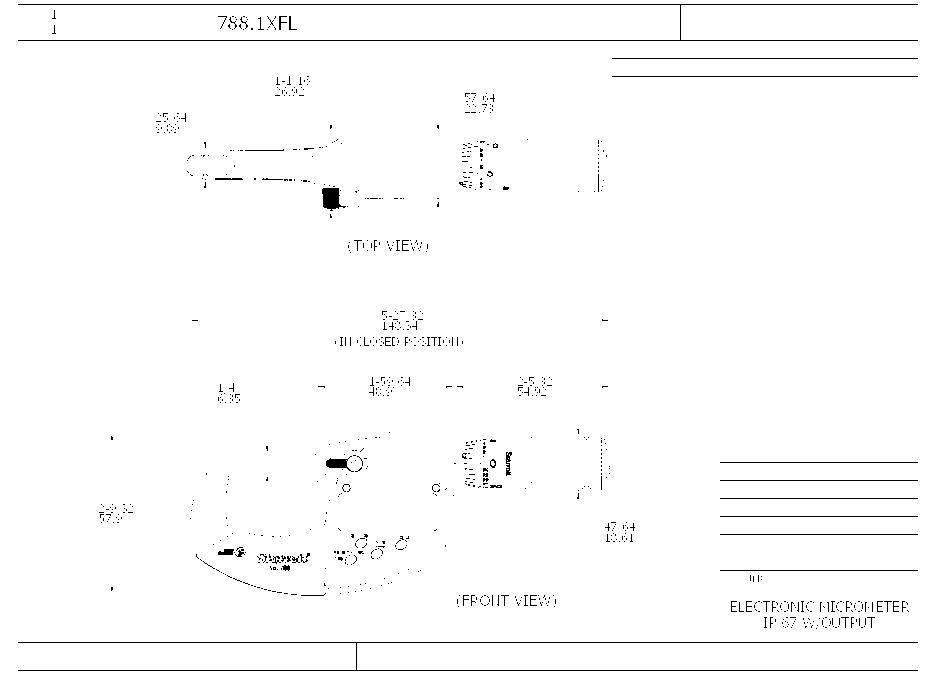 MICROMETER DGTL 0 TO 1IN DGTL LGE LCD