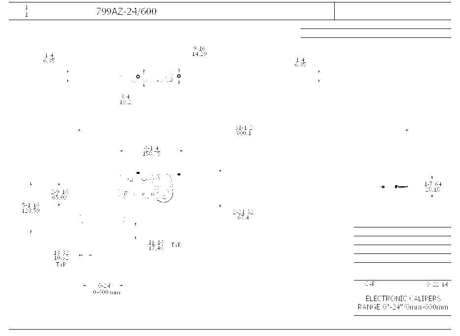 CALIPER SLID ELEC 0-24IN SS +/-0.002IN