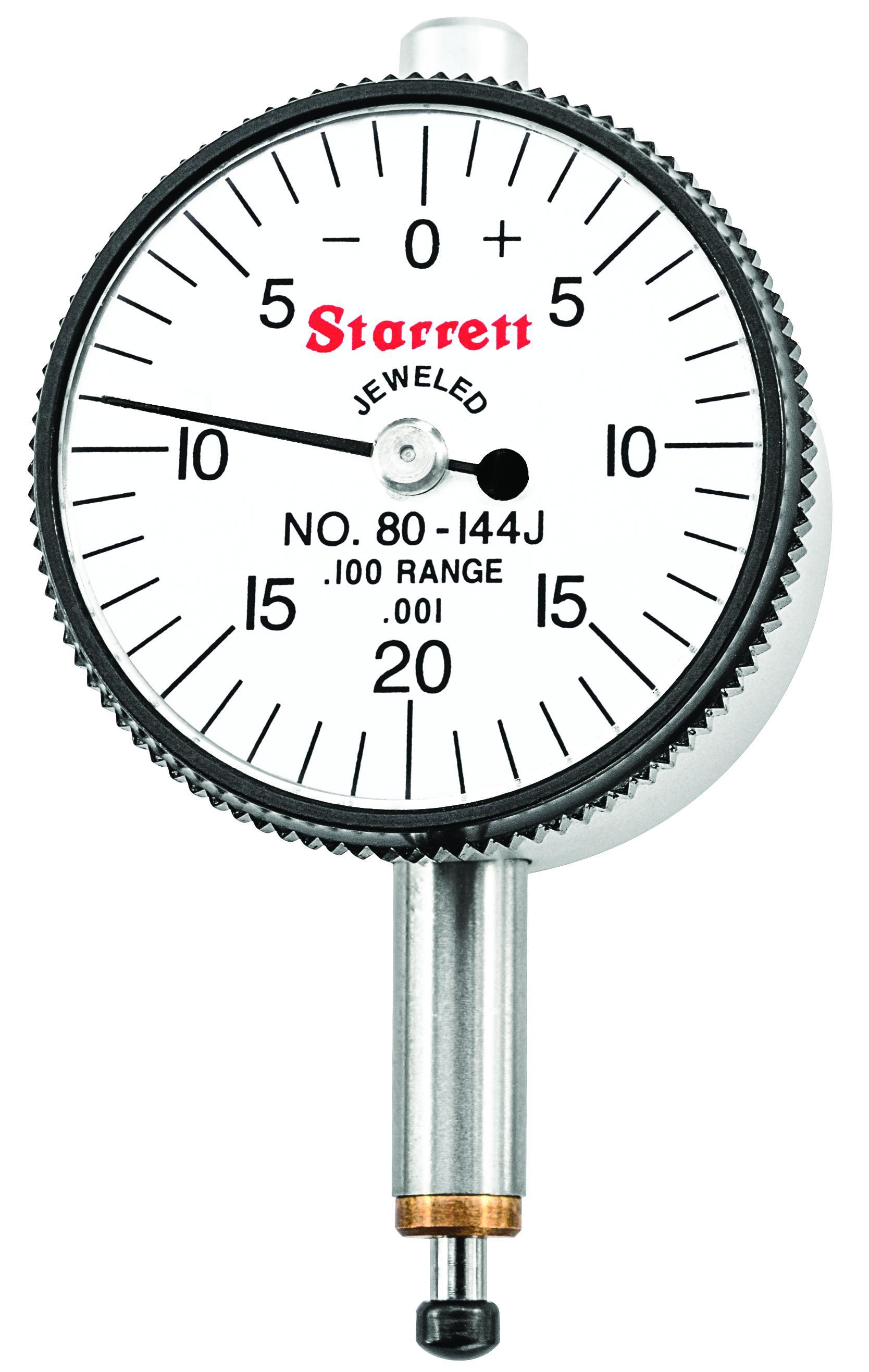 INDICATOR DIAL 0.1IN 0-20-0 0.001IN WHT
