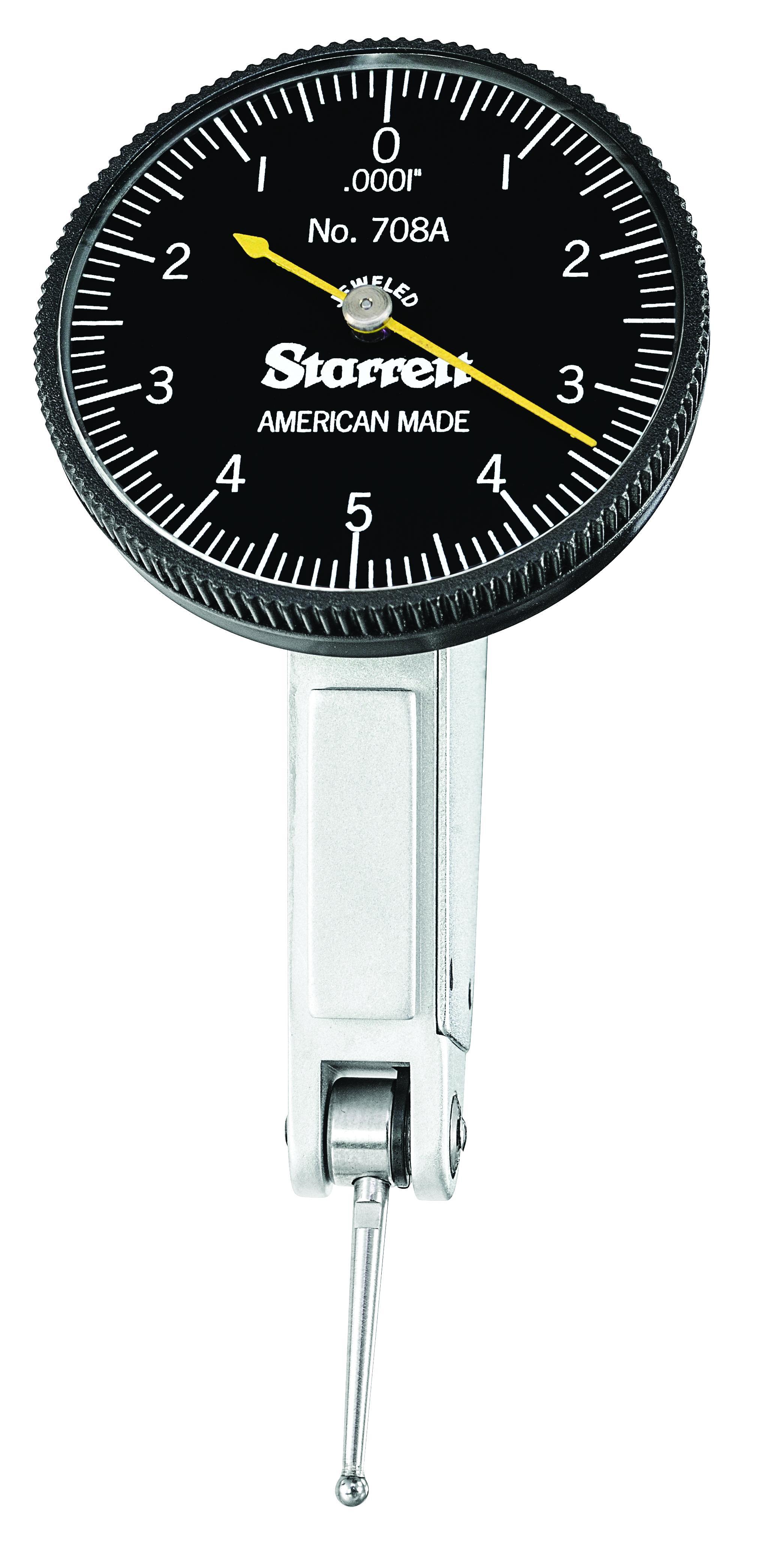 INDICATOR TEST DIAL 0.01IN 0-5-0 BLK STL