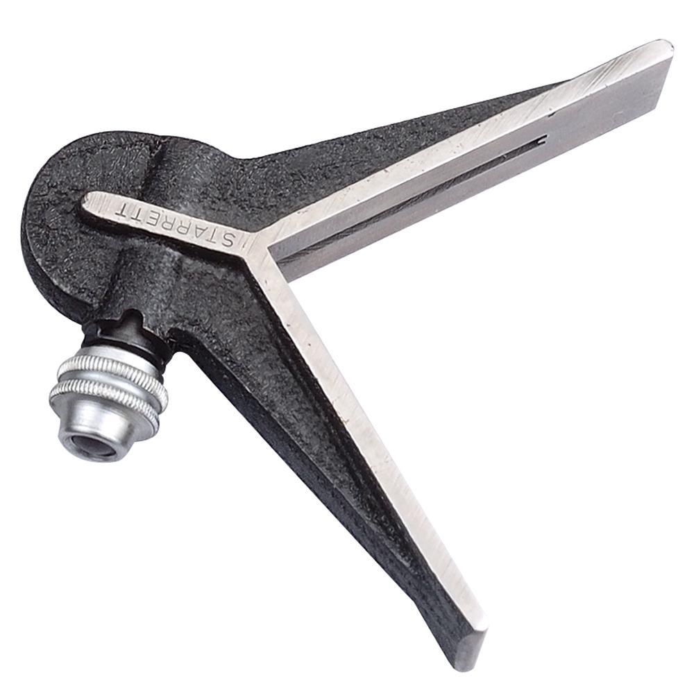 Starrett® C11-6 Center Head, 2-13/64 in L x 17/32 in W x 2-15/16 in H, For Use With 10 Series Combination Squares, Sets and Bevel Protractors, Cast Iron, Black Wrinkle