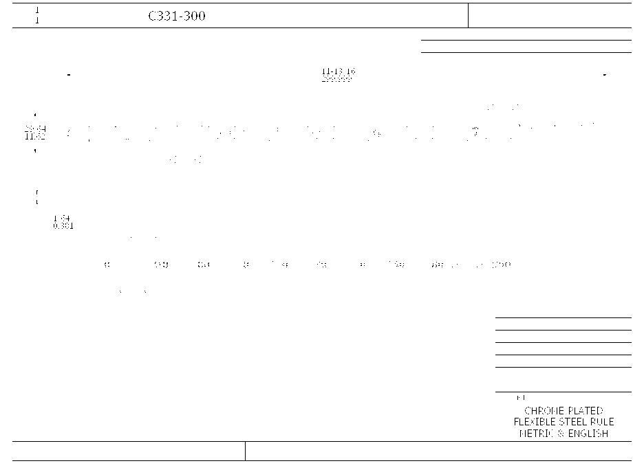RULE PRCN MILLIMETER FULL-FLEX STL BK