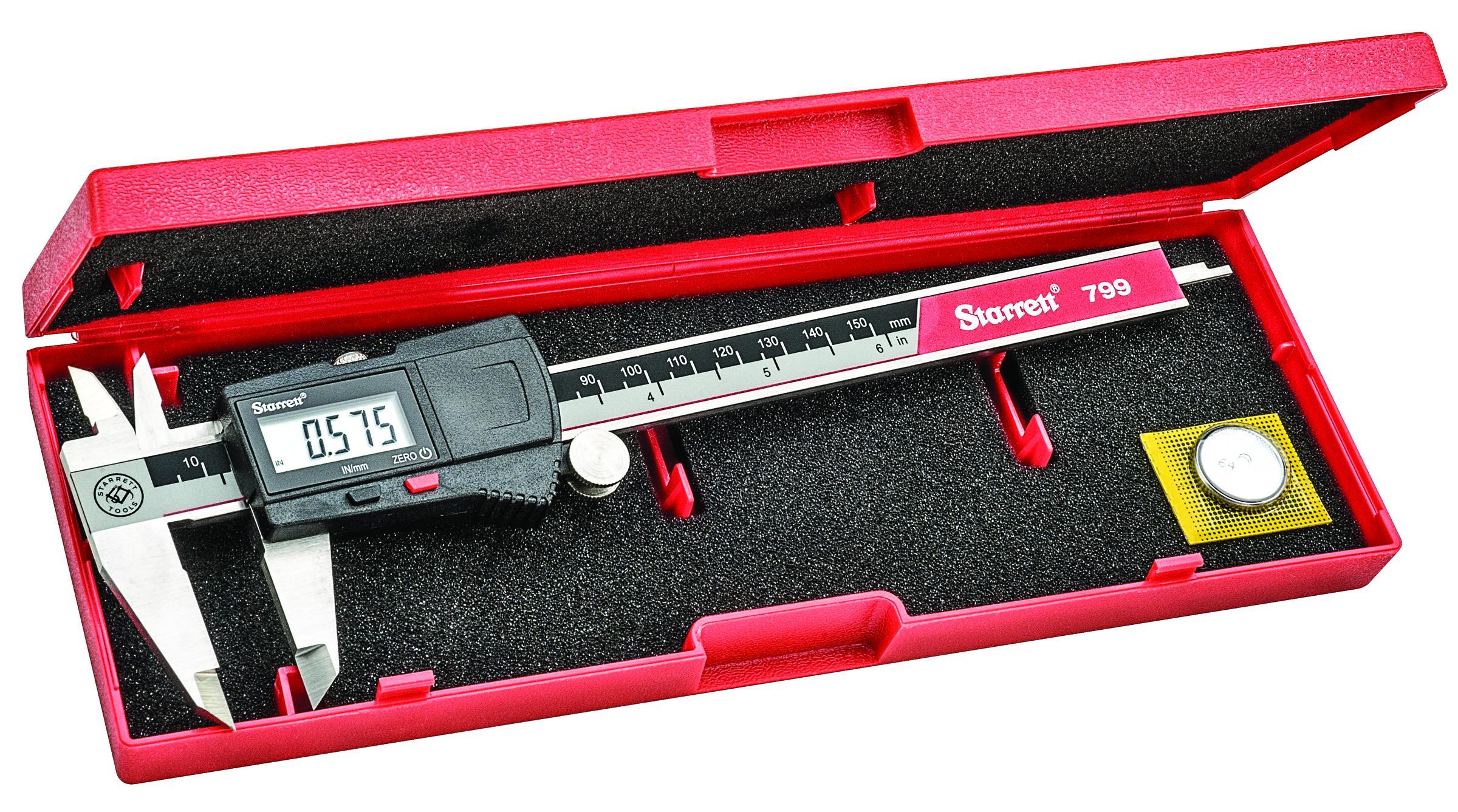 CALIPER DGTL 0-6IN/0-150MM SST BK