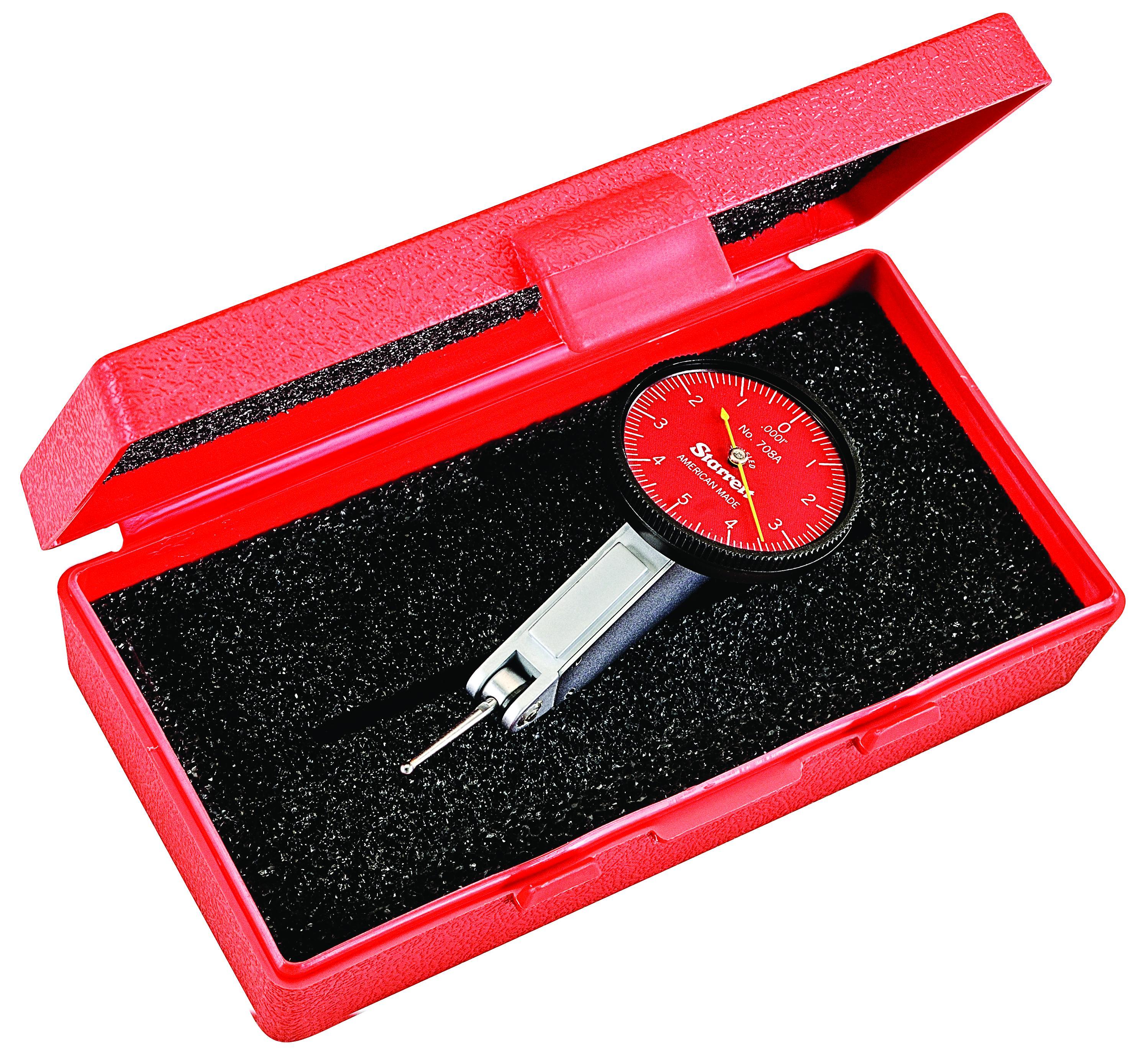 INDICATOR TEST DIAL 0.01IN 0-5-0 RED STL
