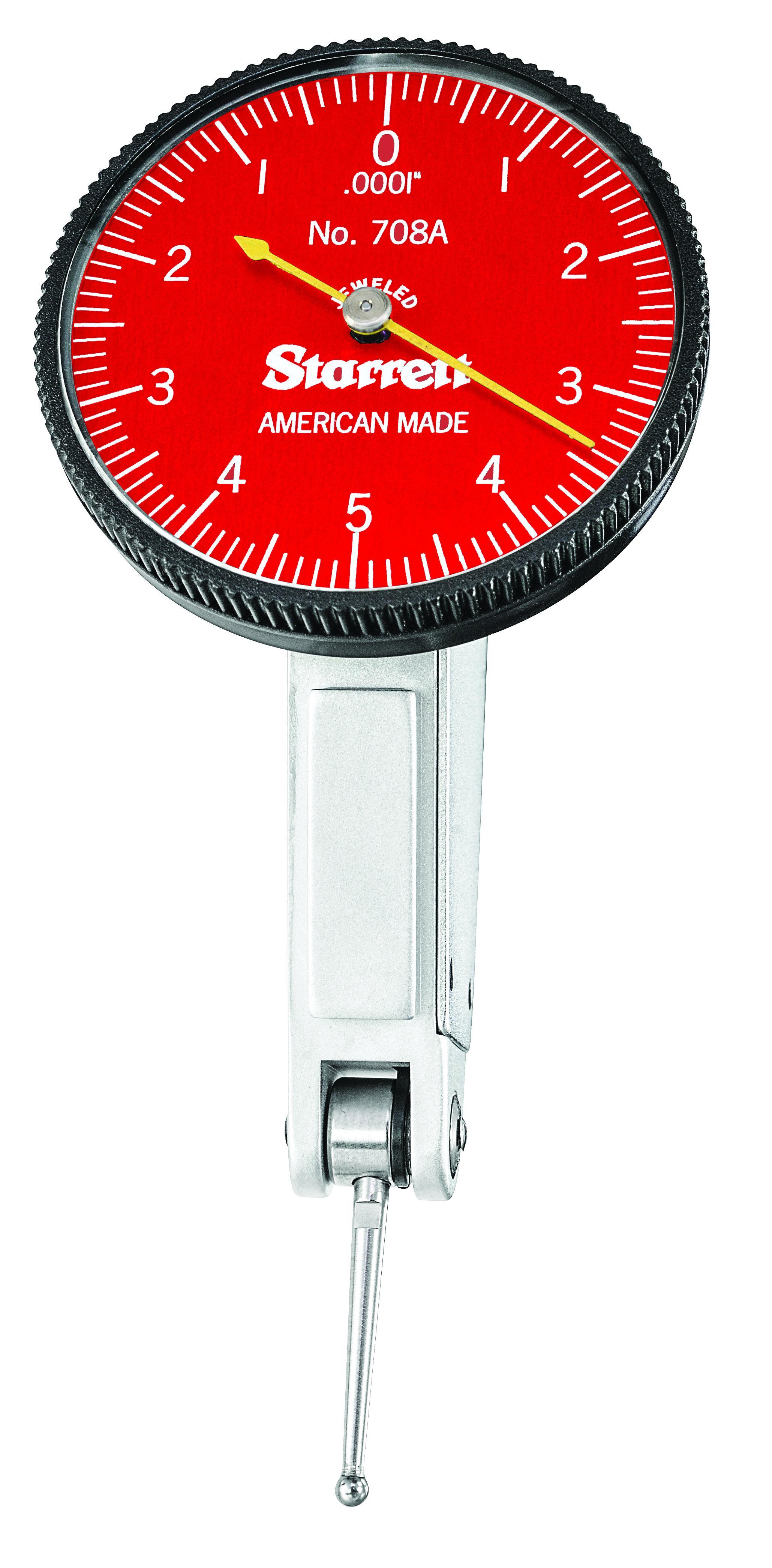 INDICATOR TEST DIAL 0.01IN 0-5-0 RED STL