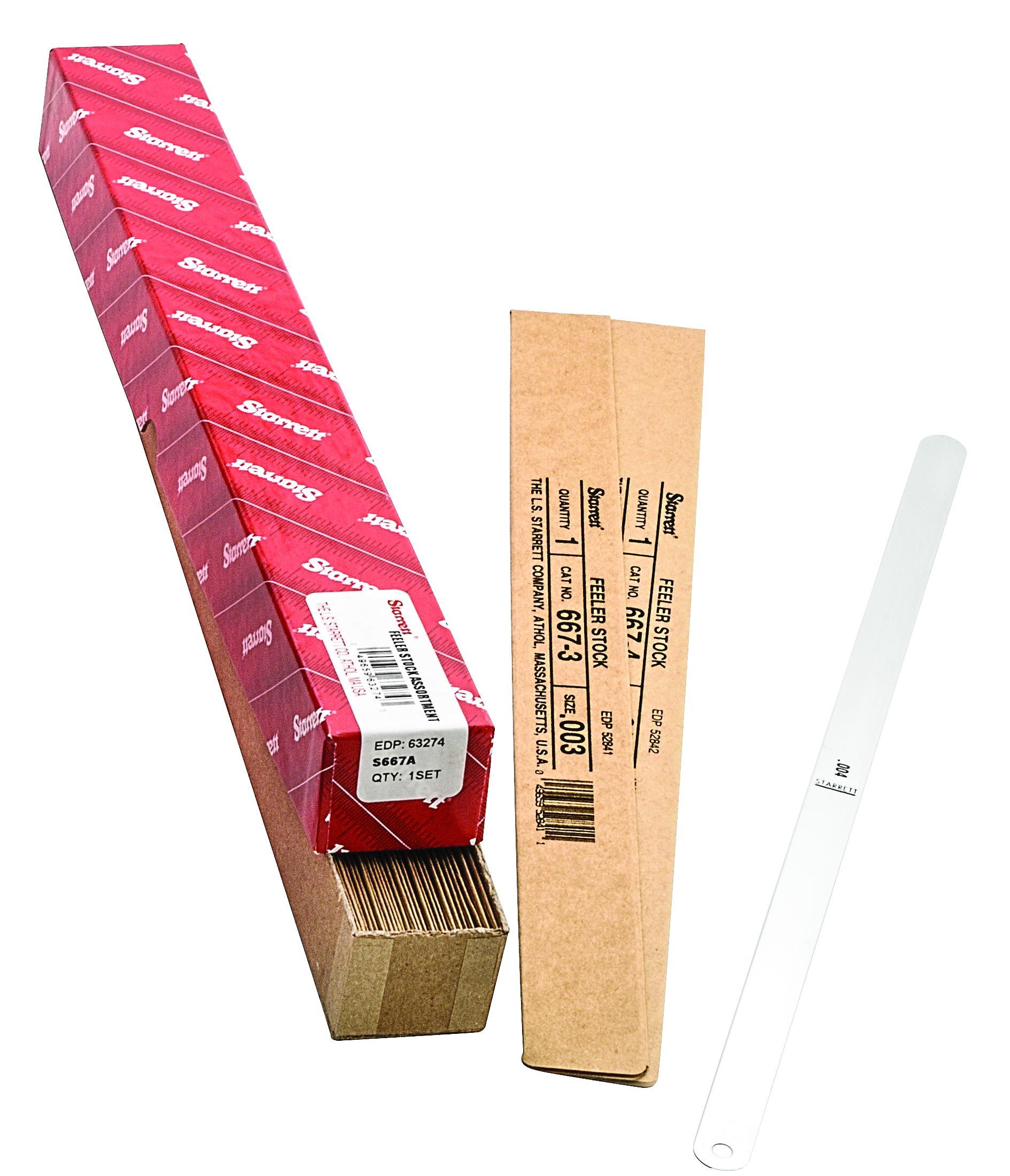 ASSORTMENT STK GA/FELR THKNS TMPD STL