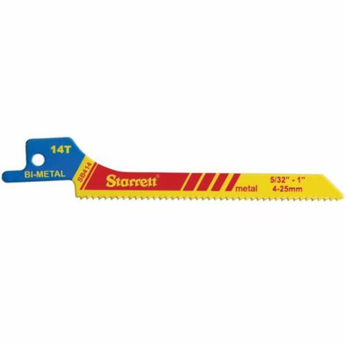 Starrett® SB46-50 Reciprocating Saw Blade, 4 in L, 6, Bi-Metal Body