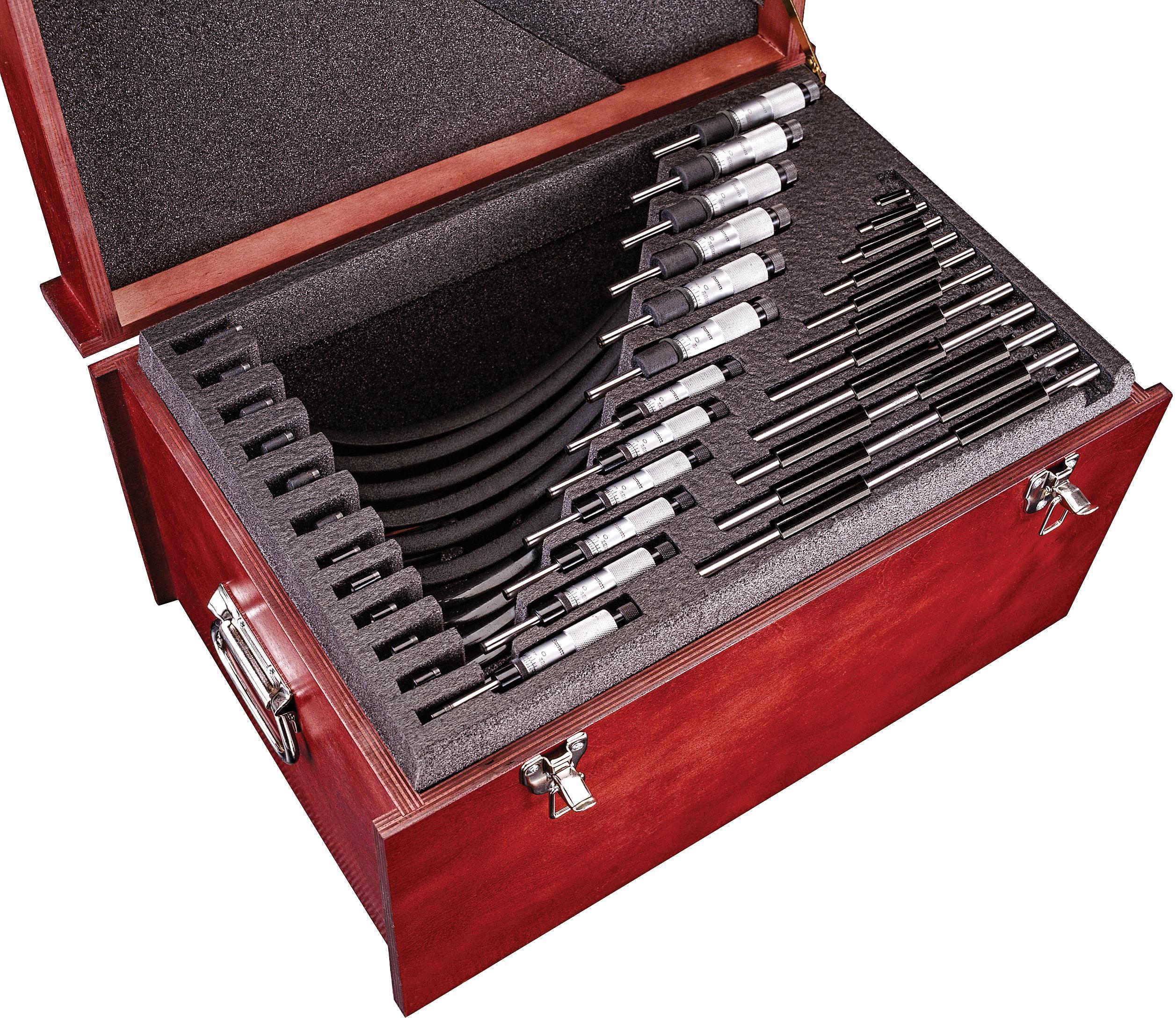 SET MICROMETER OUT 12 PC CARB SAT CHRM