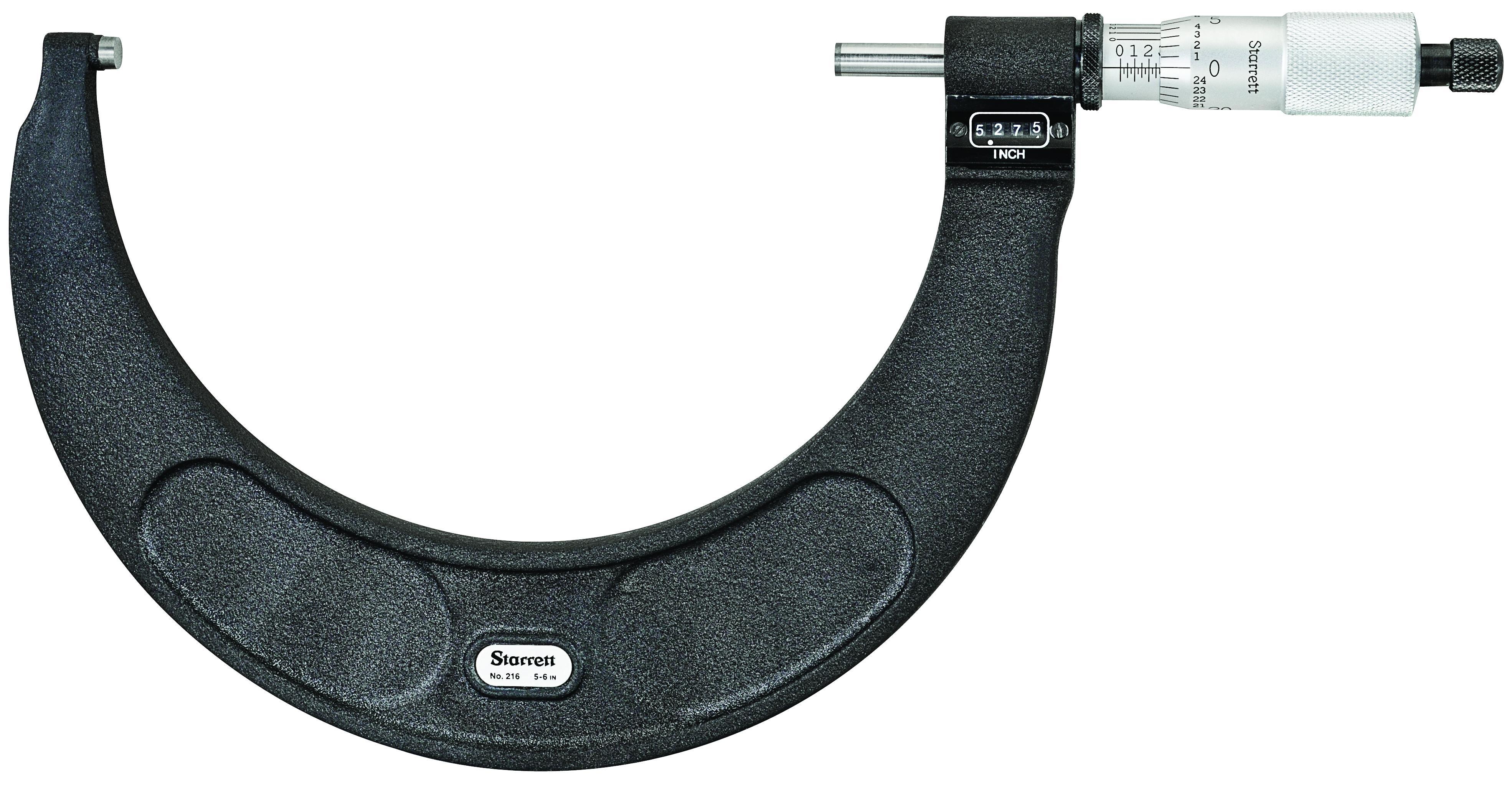 MICROMETER OUT 5-6IN 0.0001IN CARB FLT