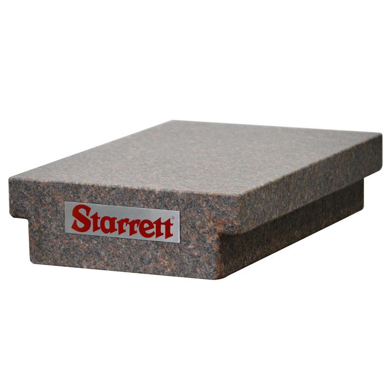 Tru-Stone Technologies G-88632 2-Ledge Surface Plate, 18 in L x 24 in W Surface, 4 in THK, A Inspection Grade, Red