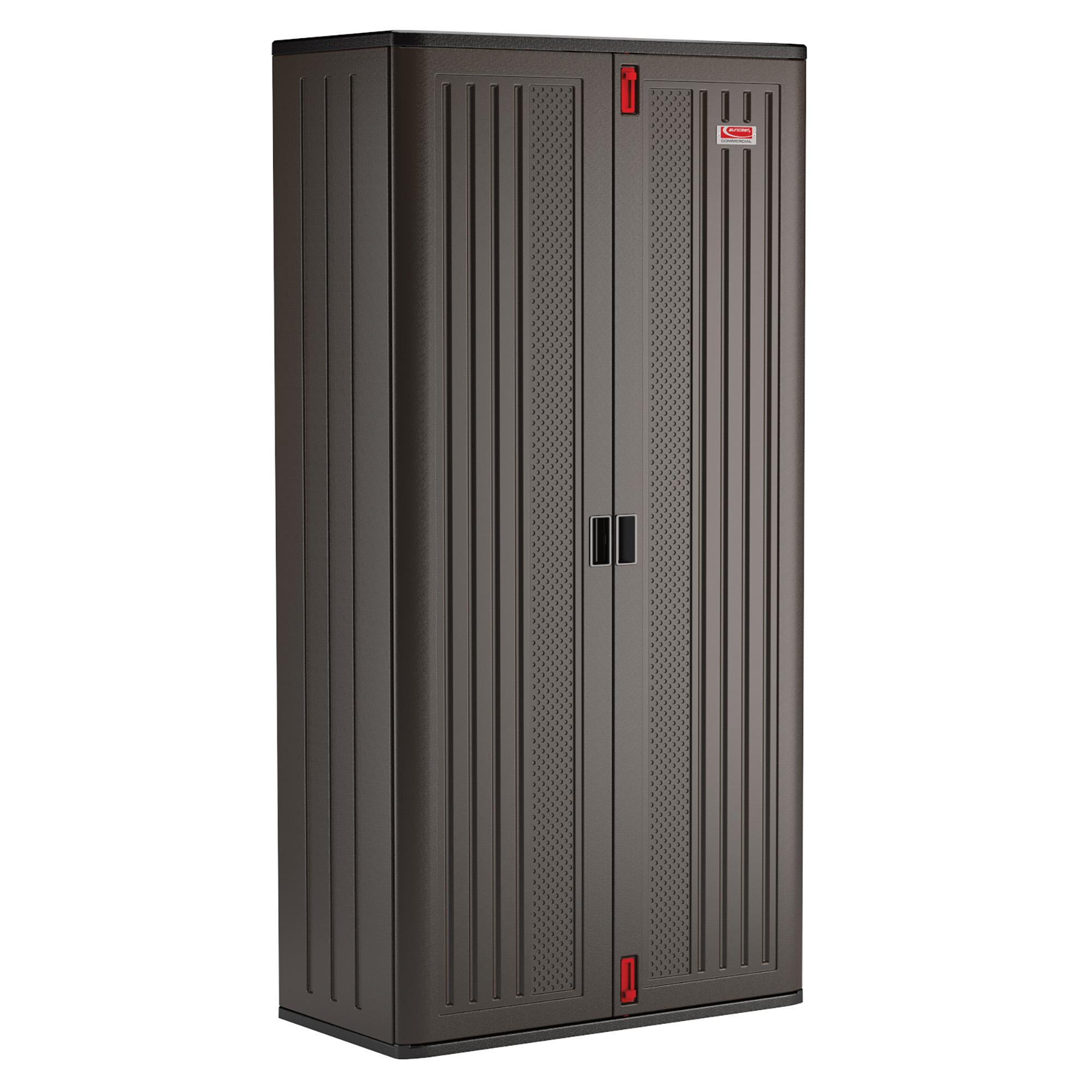 SUNCAST PLASTIC MEGA TALL STORAGE CABIN