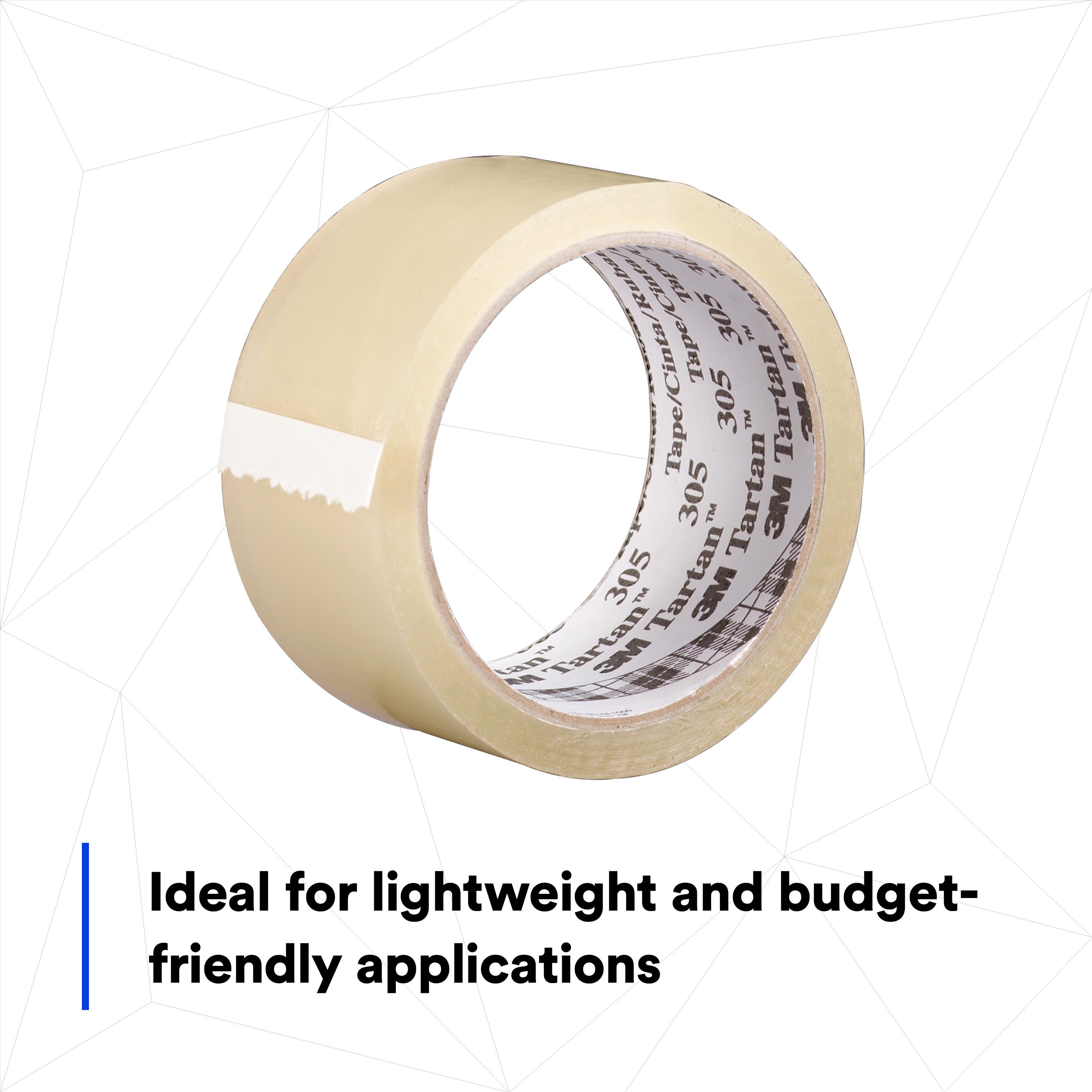 305 48MM X 50M CLR TARTAN BX SEAL TAPE