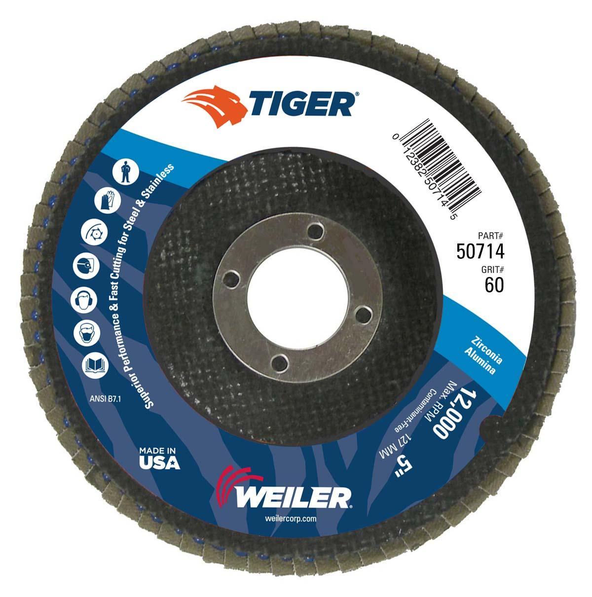 DISC FLAP ABRSV CTD 5IN 7/8IN 60 MDM