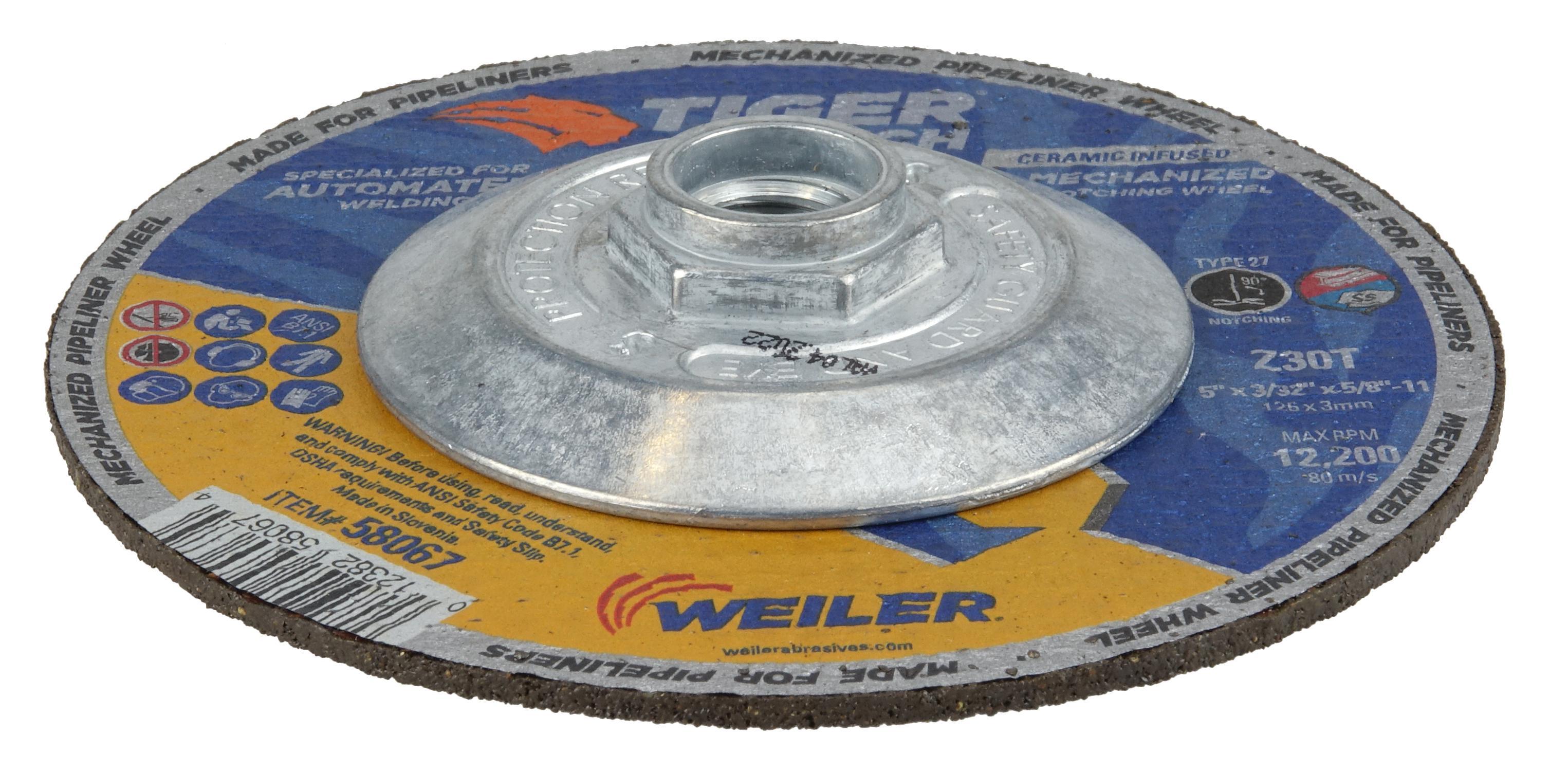 WHEEL CTG 5IN 3/32IN 5/8-11 UNC 30 RESIN