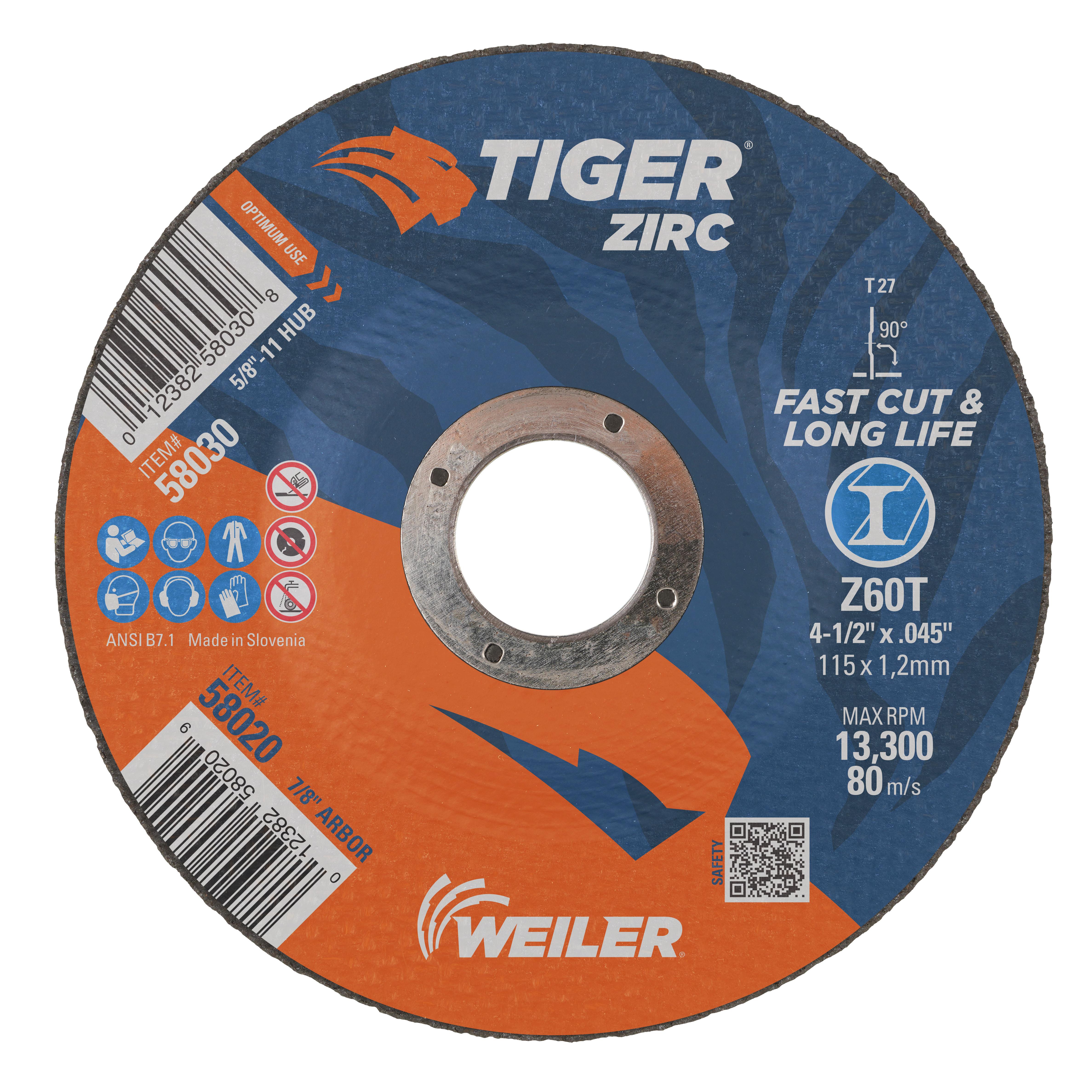 WHEEL CTG CTR DEPRESSED 4-1/2IN 0.045IN