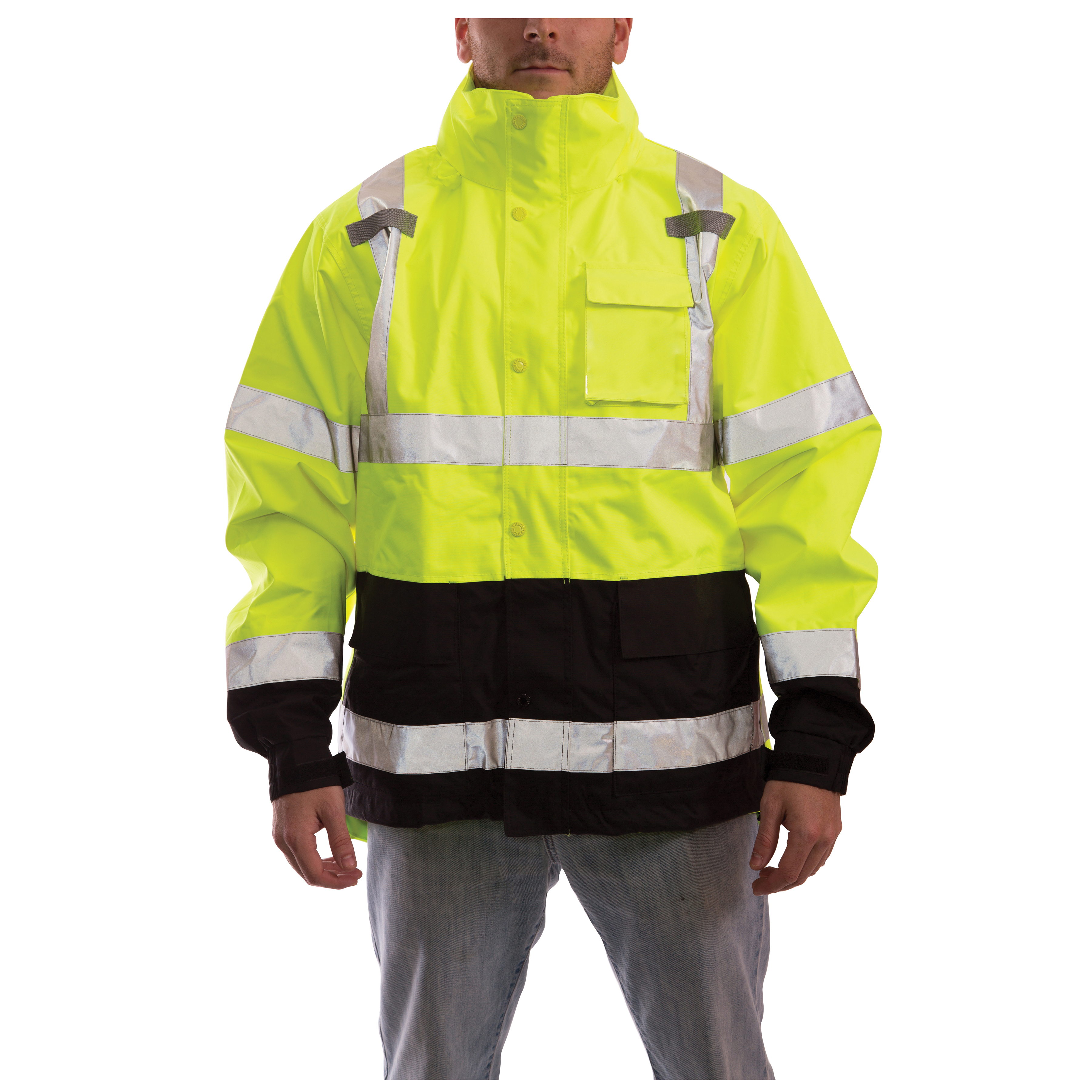 ICON CLASS 3 JACKET LIME/BLACK SZ 4X